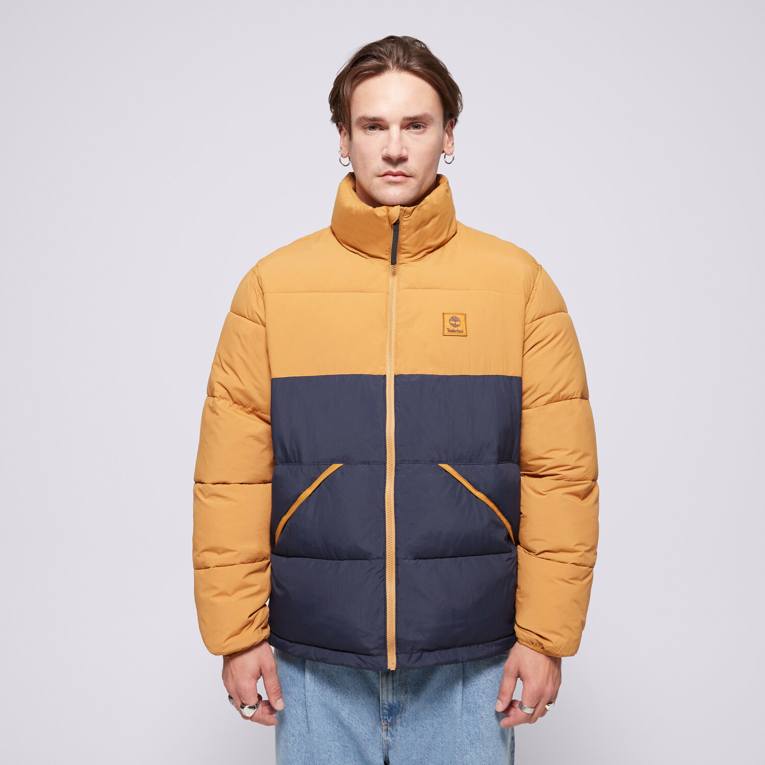 pánská zimní bunda TIMBERLAND BUNDA ZIMNÍ SYNTHETIC INSULATED PUFFER TB0A6WRTW761 HNĚDÁ