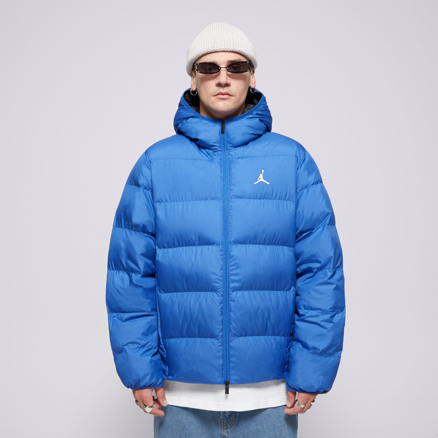 pánská zimní bunda BUNDA ZIMNÍ M JORDAN BRKLN PUFFER JKT  FV7317-480 MODRÁ