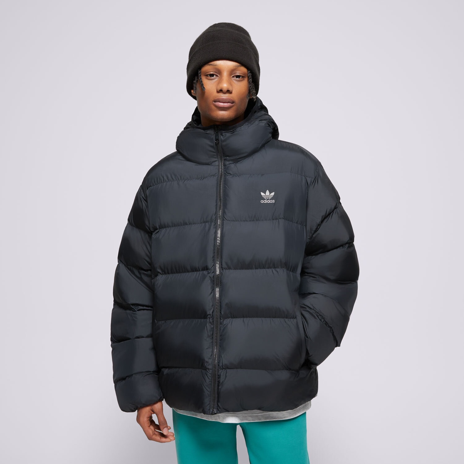 pánská zimní bunda ADIDAS BUNDA ZIMNÍ COMMERCIAL PUFF IY3396 ČERNÁ