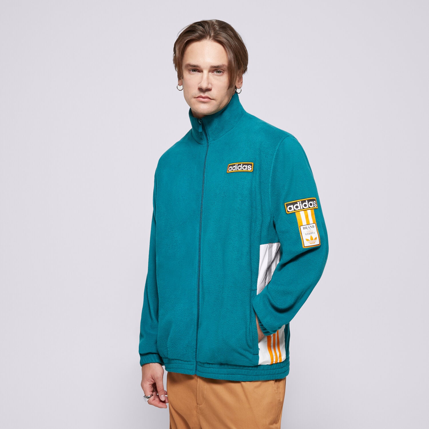 pánská mikina ADIDAS MIKINA ROZEPÍNACÍ PF ADIBREAK TT IW5815 ZELENÁ