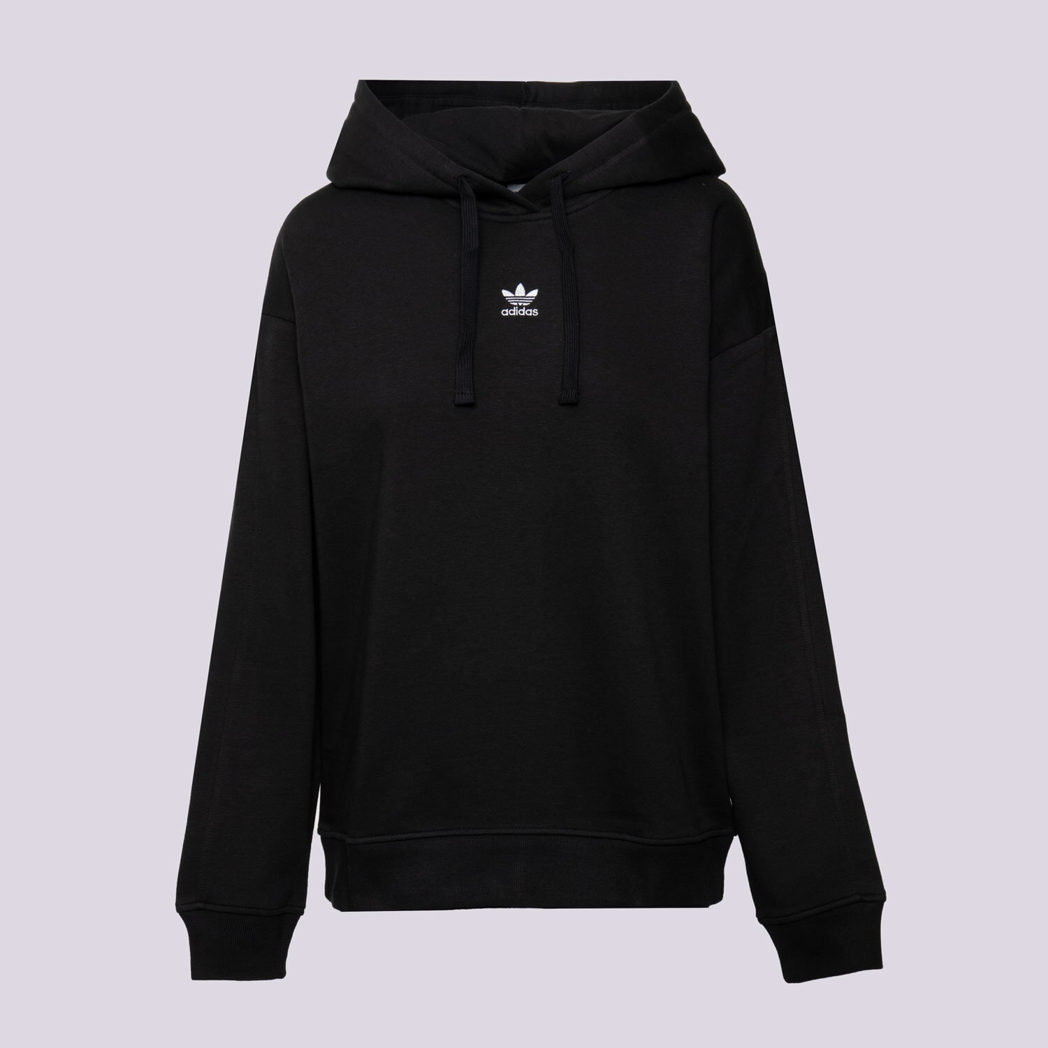 dámská mikina ADIDAS MIKINA S KAPUCÍ ESS HOODIE IW5711 ČERNÁ