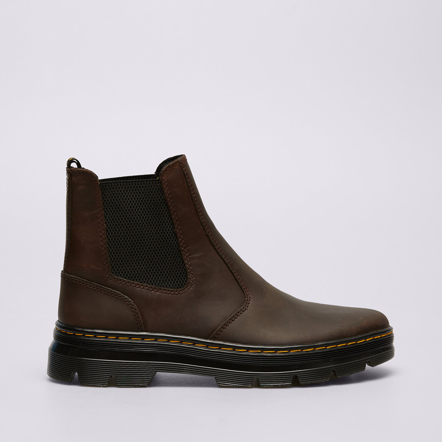 pánské kotníkové boty DR.MARTENS EMBURY LEATHER  25978207 HNĚDÁ