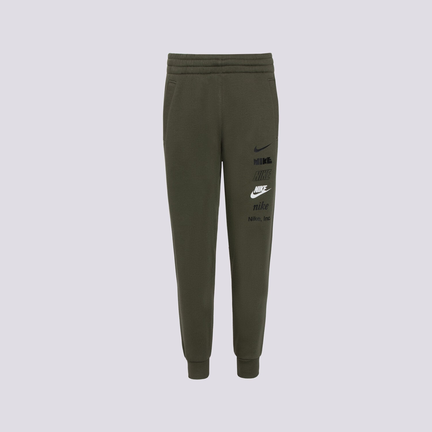 dětské kalhoty NIKE KALHOTY  K NSW CLUB FLC JGGR MLOGO BOY HQ0973-325 KHAKI