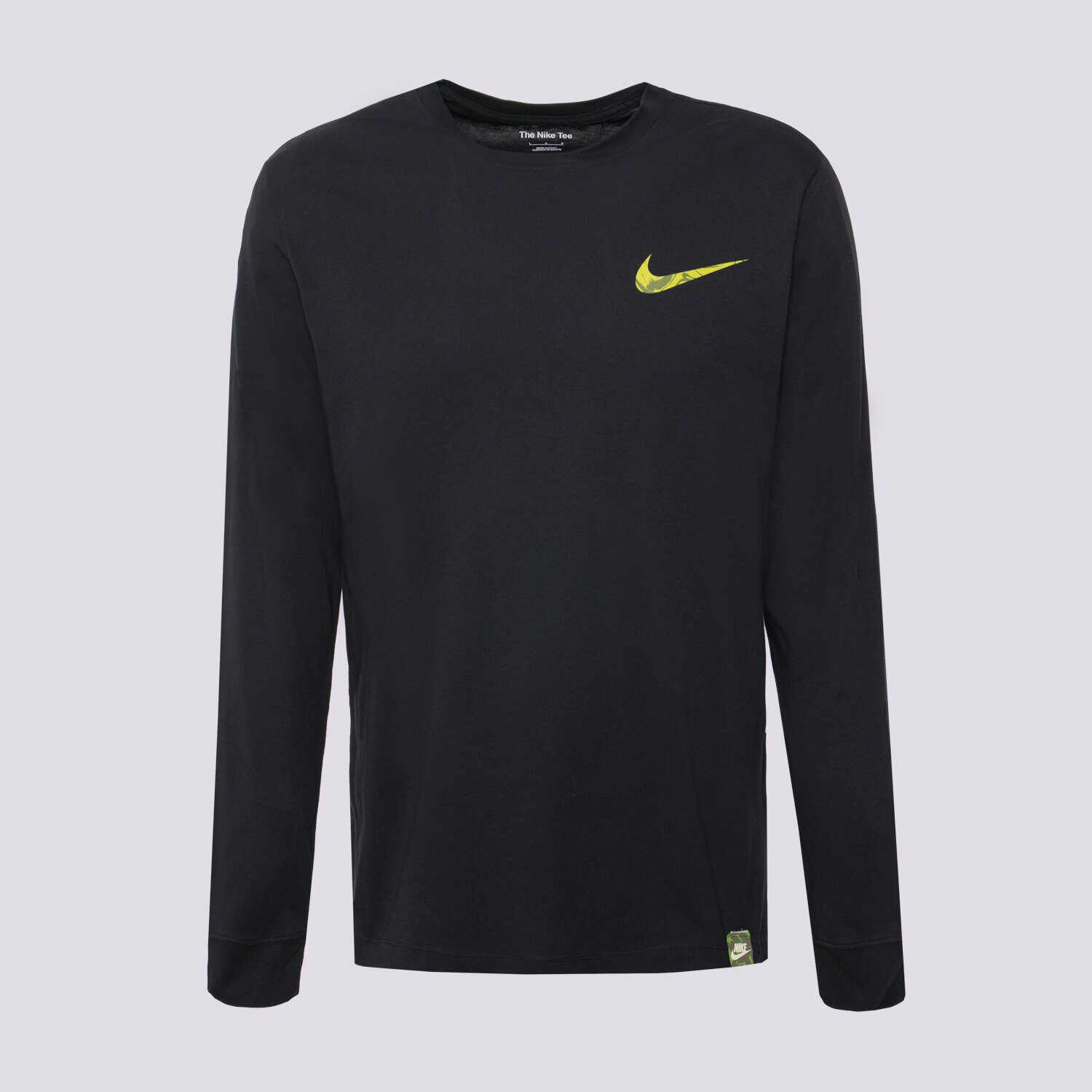 pánské tričko NIKE TRIČKO U NSW TEE LS OC MBR UNISEX FZ7956-010 ČERNÁ