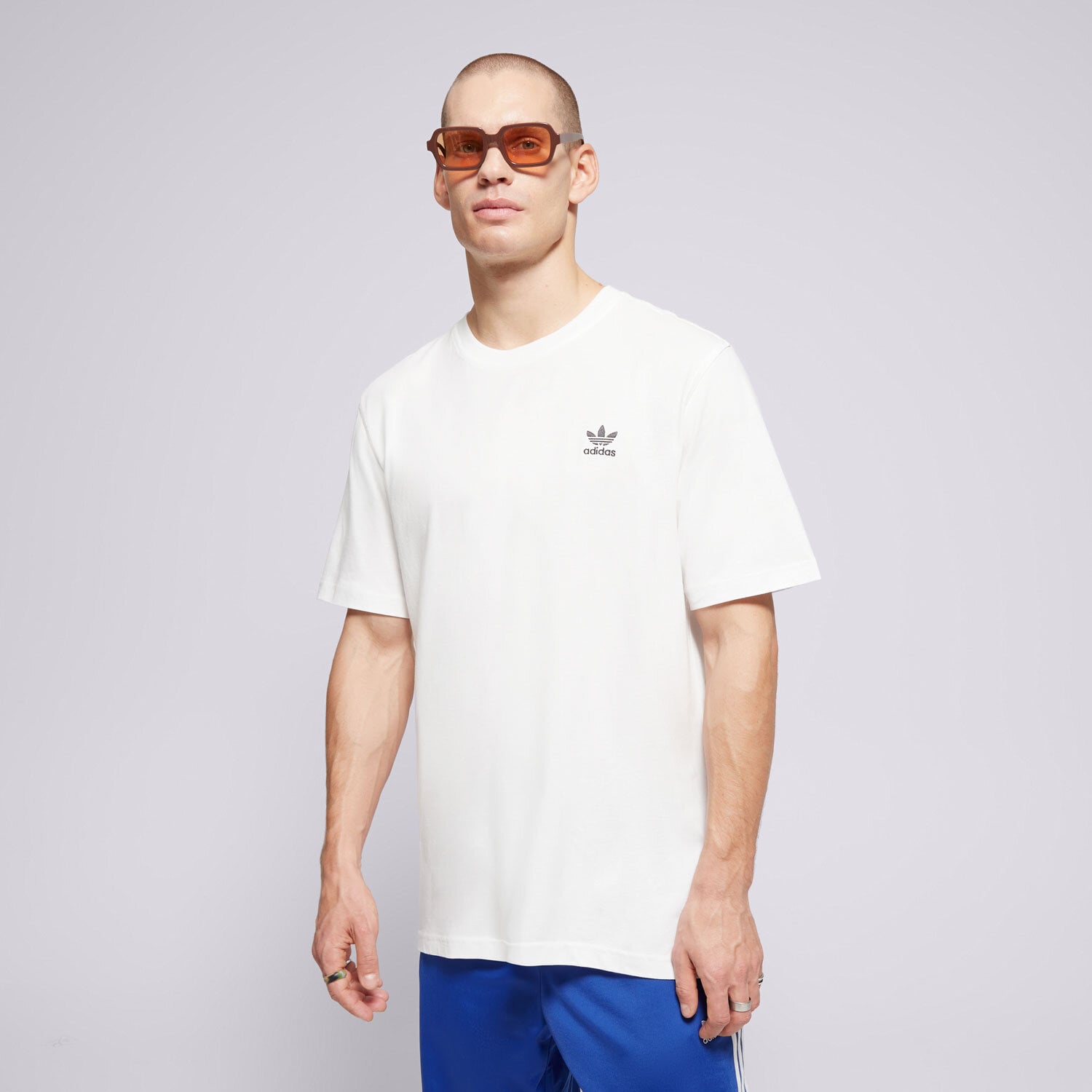pánské tričko ADIDAS TRIČKO ESS TEE IZ2098 BÍLÁ