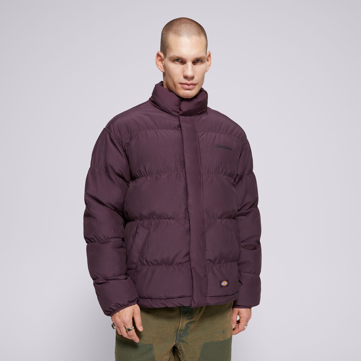 pánská zimní bunda DICKIES BUNDA ZIMNÍ SCOBEY PUFFER JACKET DK0A4Z34J561 FIALOVÁ