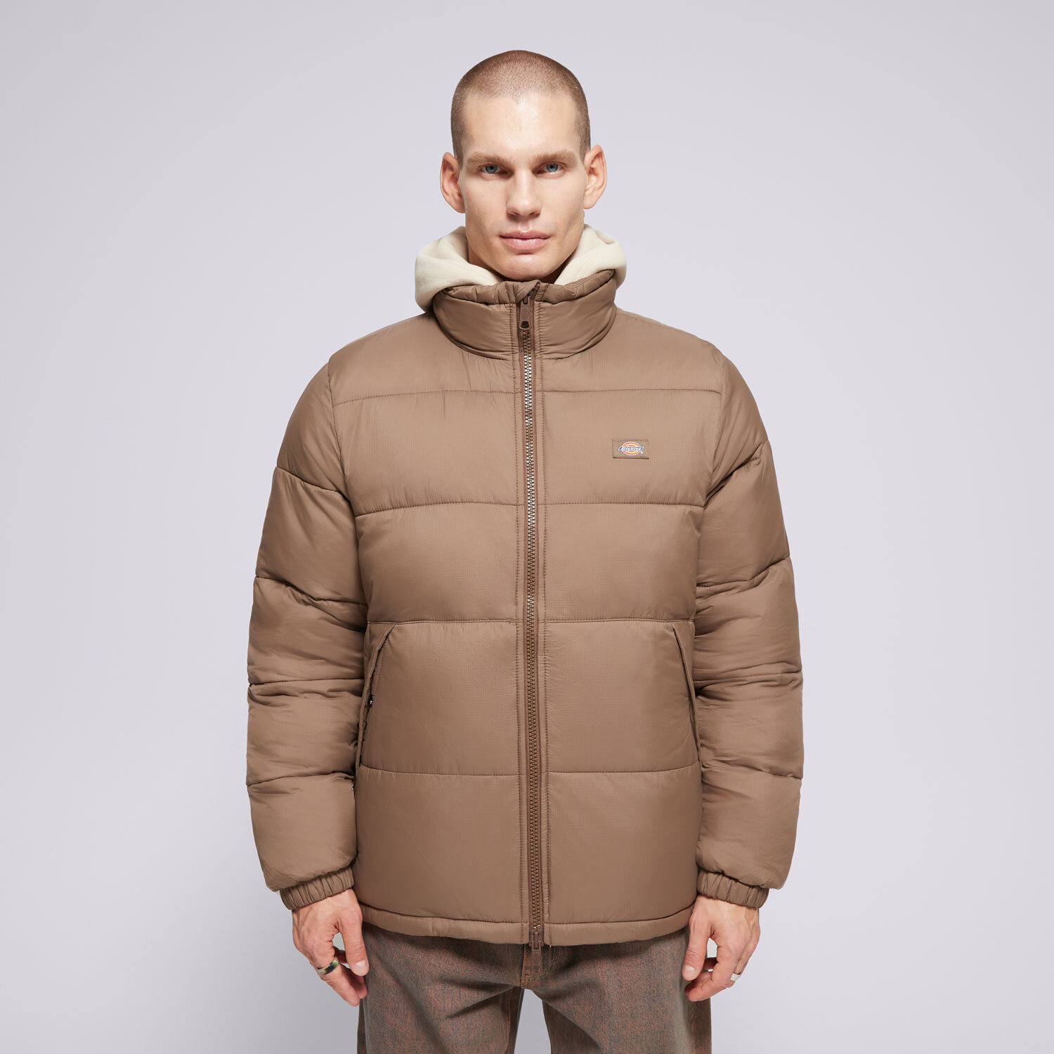 pánská zimní bunda DICKIES BUNDA ZIMNÍ WALDENBURG JACKET DK0A4XP2MR11 HNĚDÁ