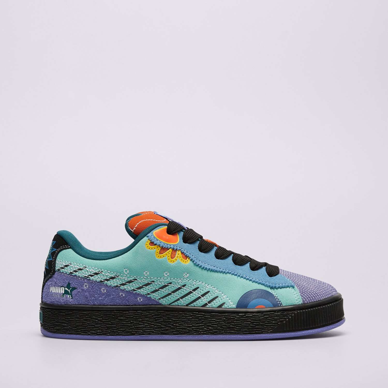 pánské skate boty (skateboardové) PUMA SUEDE XL 'Día De Los Muertos' 39840901 VÍCEBAREVNÁ