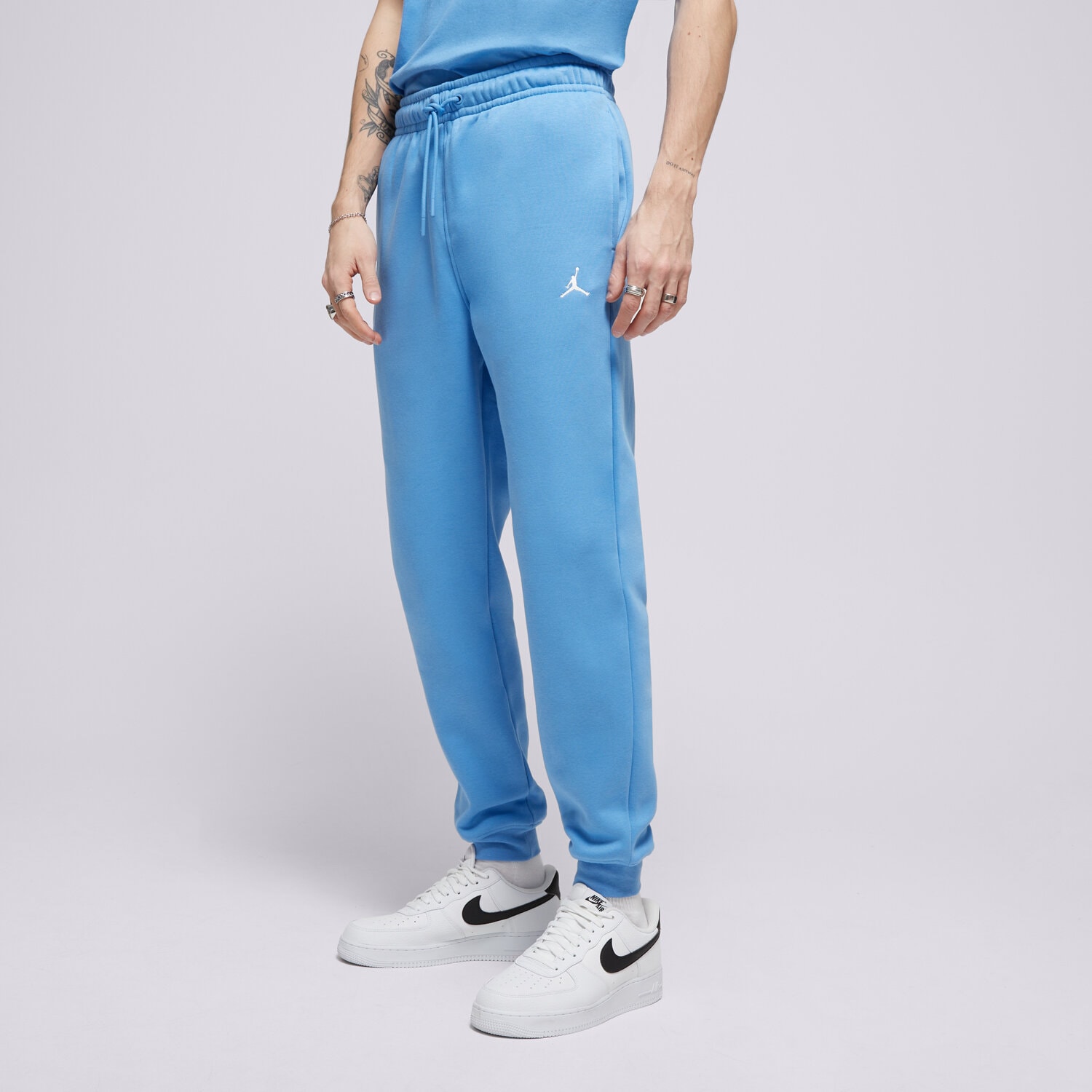 pánské kalhoty JORDAN KALHOTY  M J BRKLN FLC PANT FV7277-469 MODRÁ