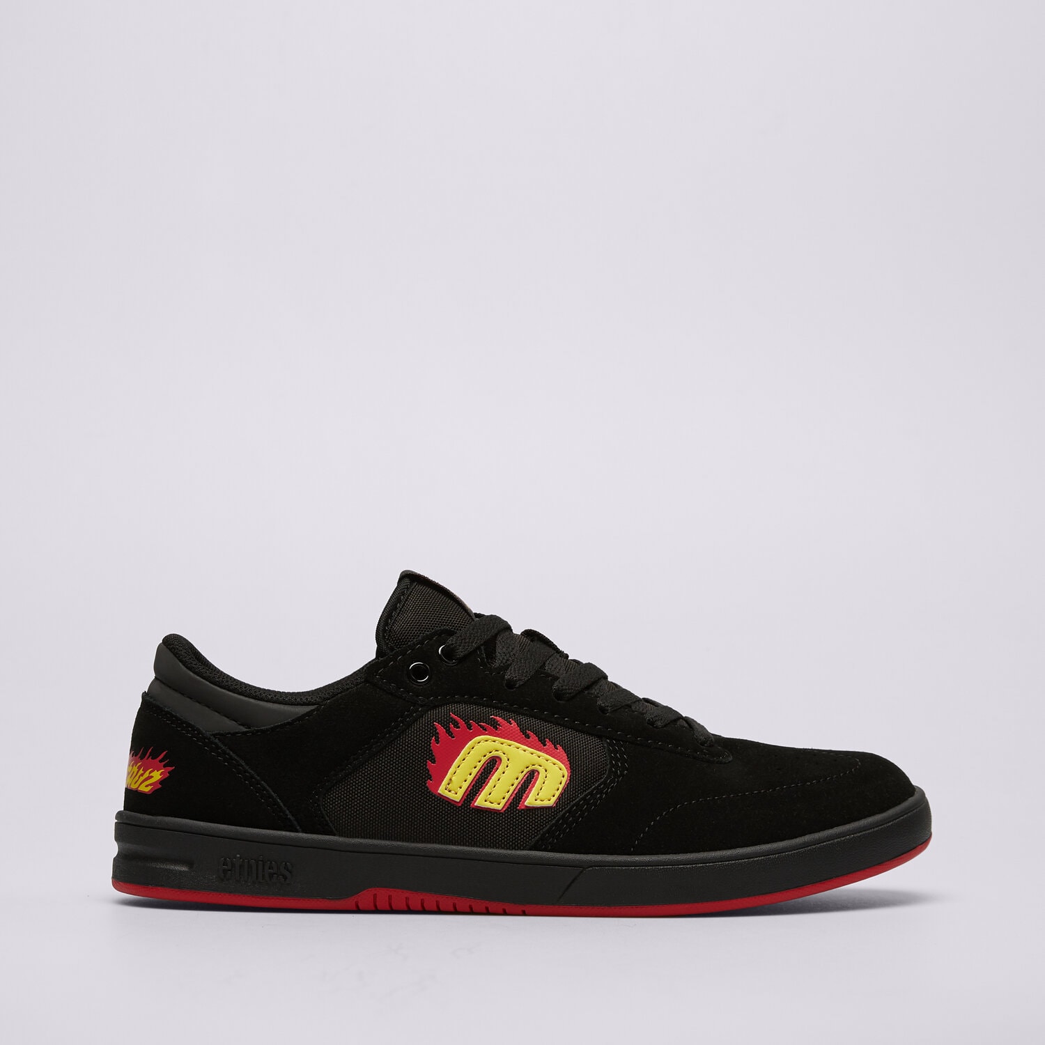 pánské skate boty (skateboardové) ETNIES WINDROW X SANTA CRUZ FLAME 4107000615551 ČERNÁ