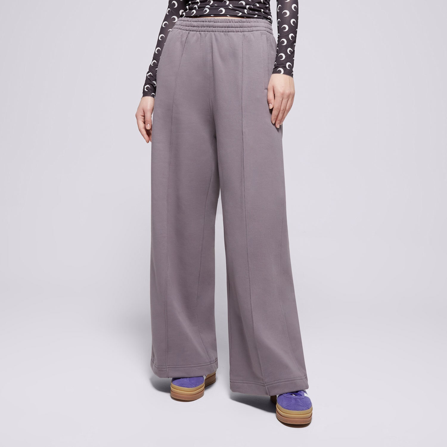 dámské kalhoty ADIDAS KALHOTY  P ESS PANTS IY9711 ŠEDÁ