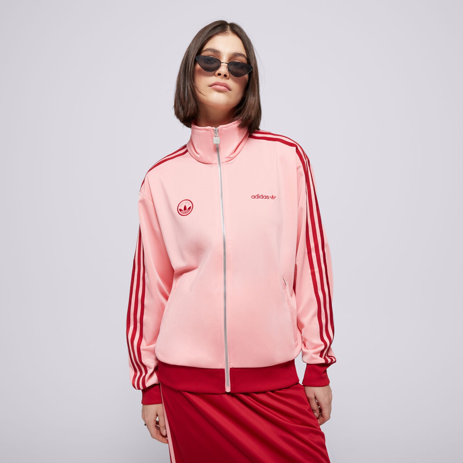dámská mikina ADIDAS MIKINA FIREBIRD TT IZ2668 RŮŽOVÁ
