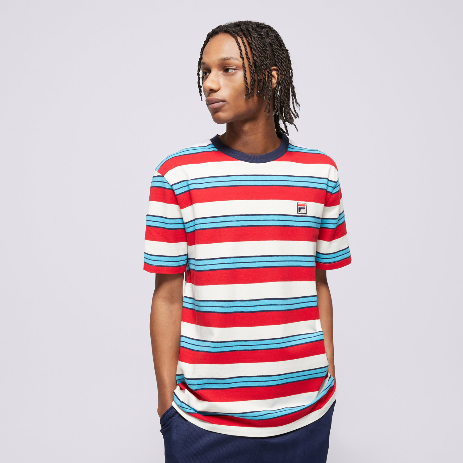 pánské tričko FILA TRIČKO JESSE FW24MH004410 VÍCEBAREVNÁ