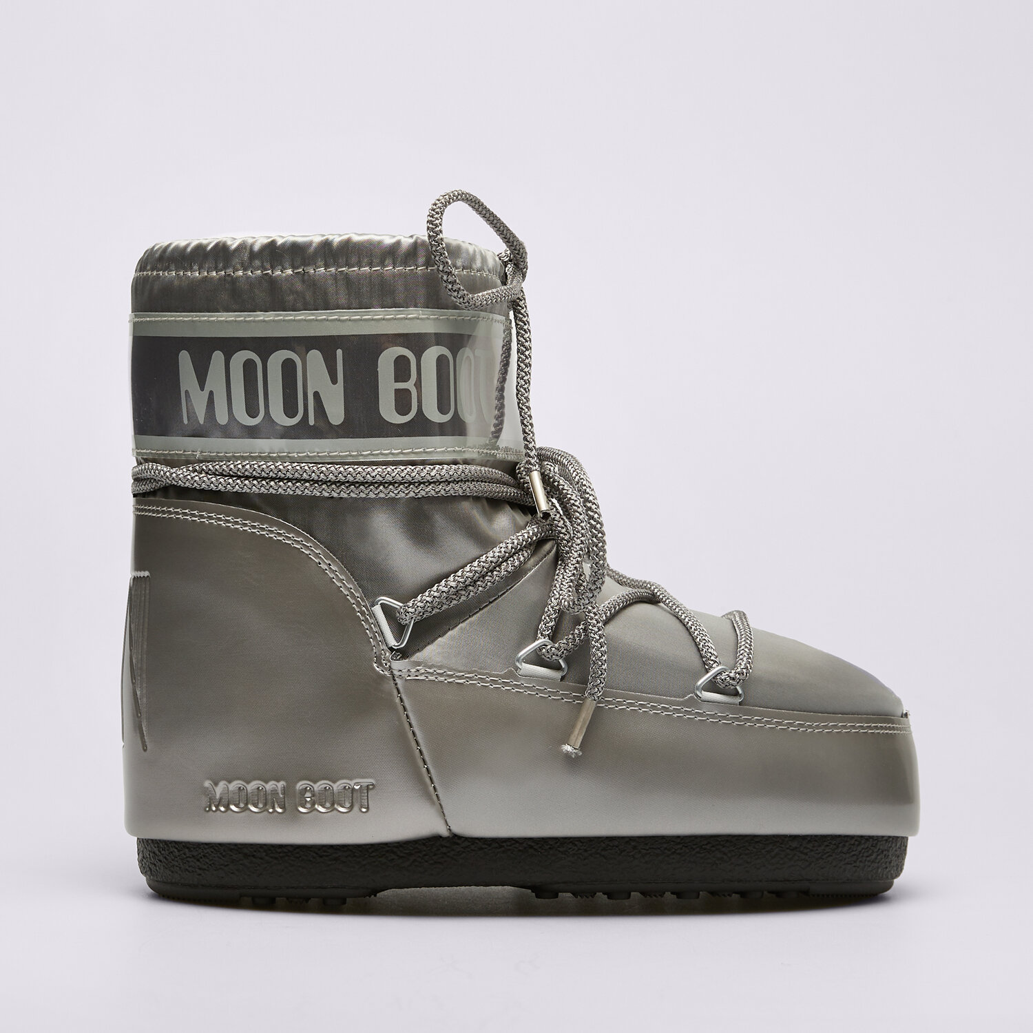 dámské boty casual MOON BOOT ICON LOW GLANCE 80D1409350H001 STŘÍBRNÁ
