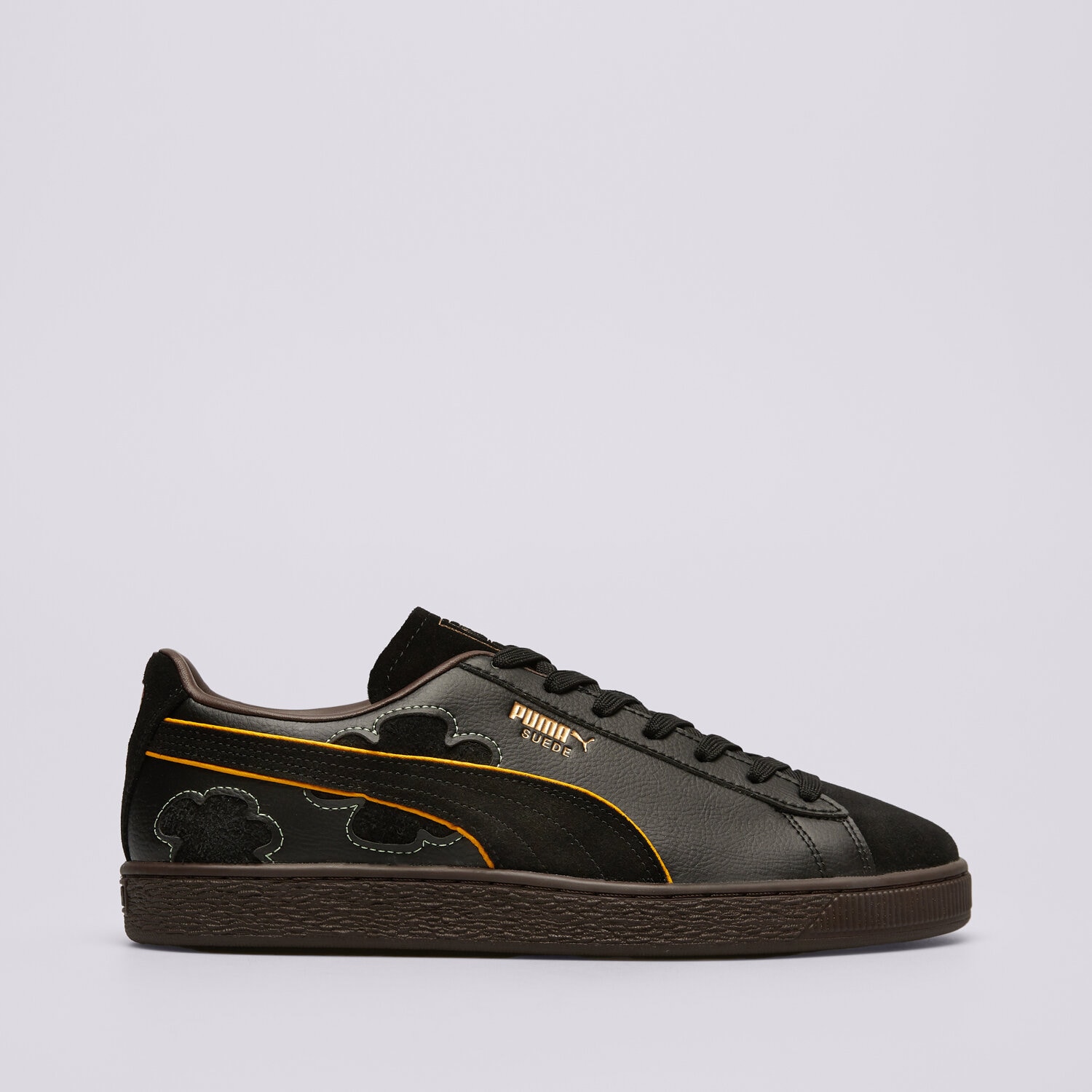 pánské tenisky PUMA SUEDE 3 ONE PIECE 39652501 ČERNÁ