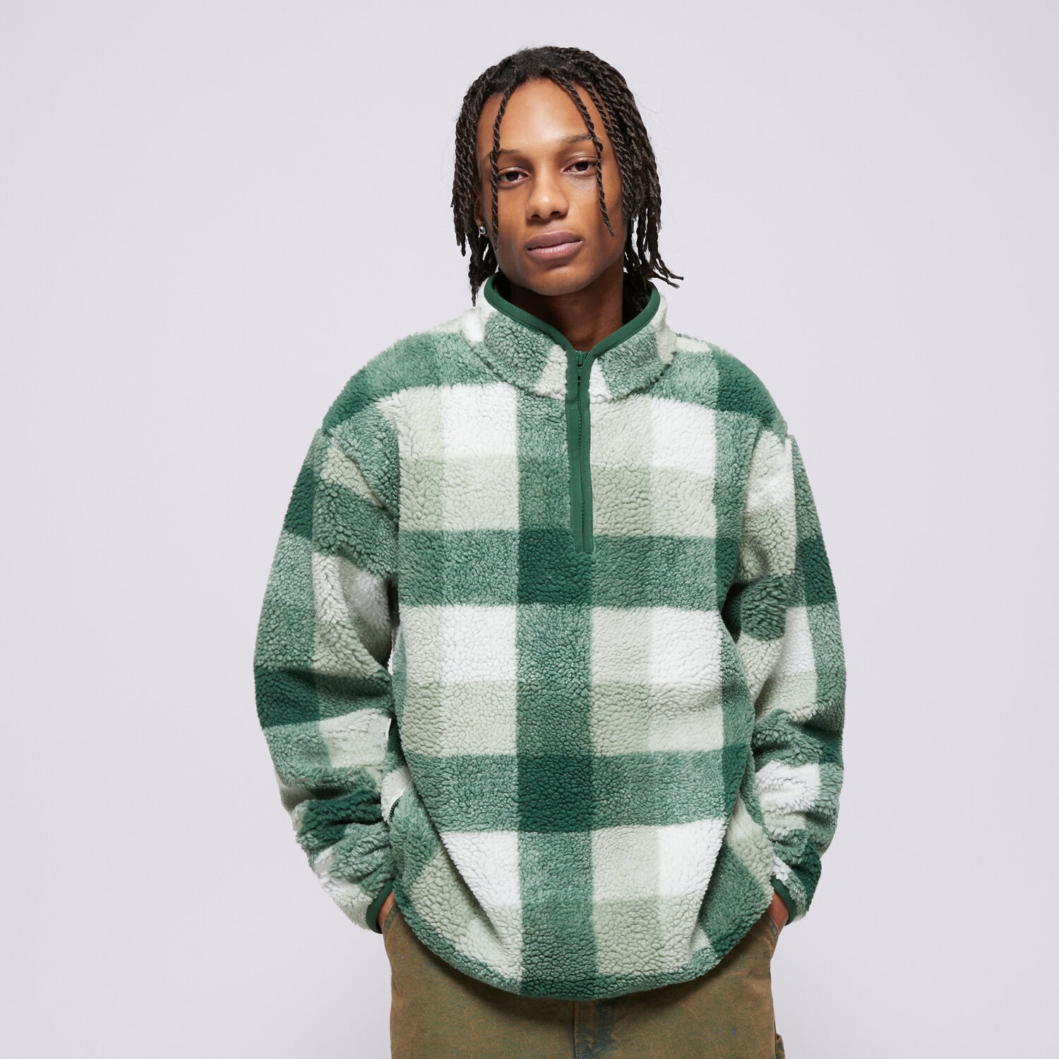 pánská mikina NIKE FLEECE MIKINA M NK CLUB SSNL WNTRZD AOP HZ FZ0896-323 VÍCEBAREVNÁ