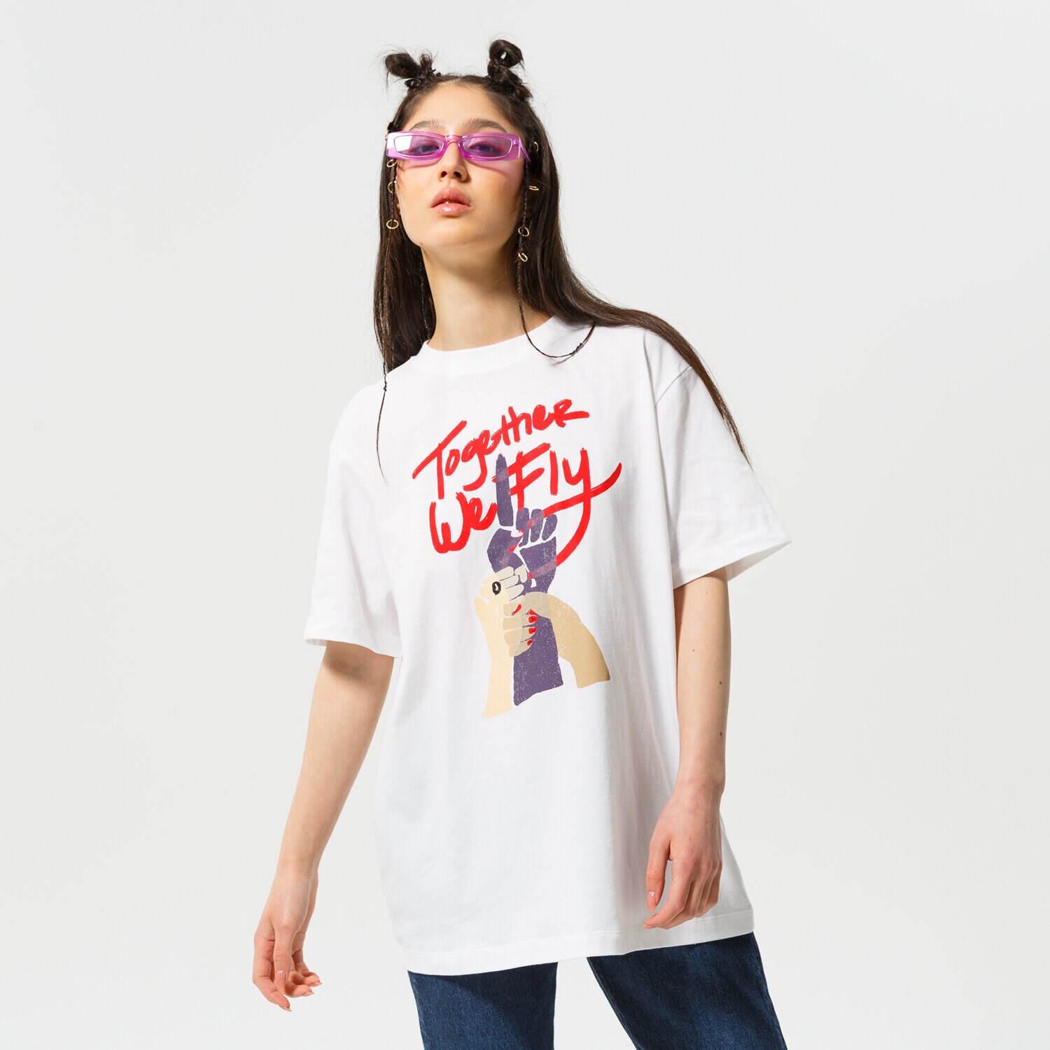 dámské tričko NIKE TRIČKO W NK TEE BF SWSH FLY NBA DR2595-100 BÍLÁ