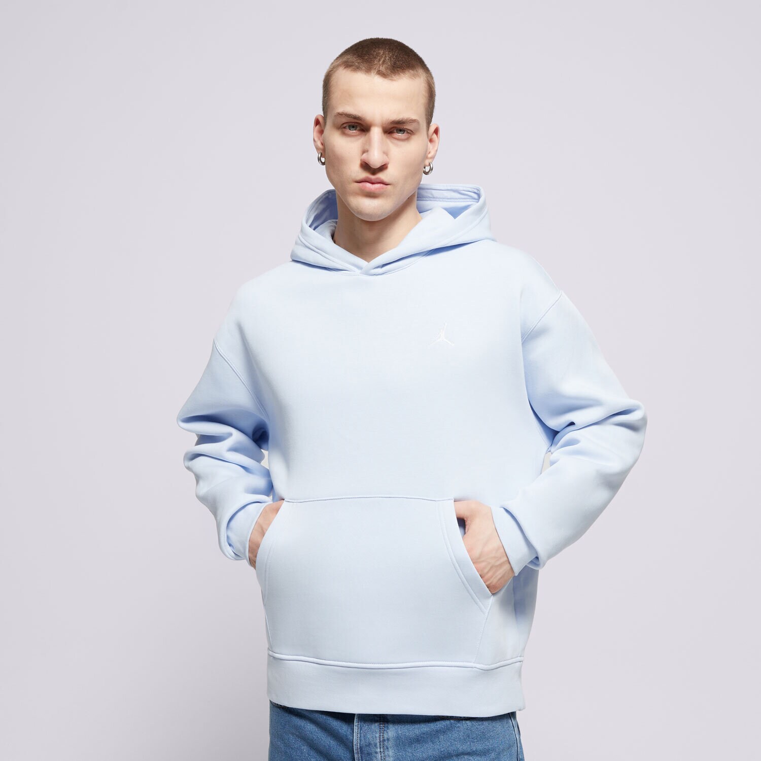 pánská mikina JORDAN MIKINA S KAPUCÍ BROOKLYN FV7281-407 MODRÁ