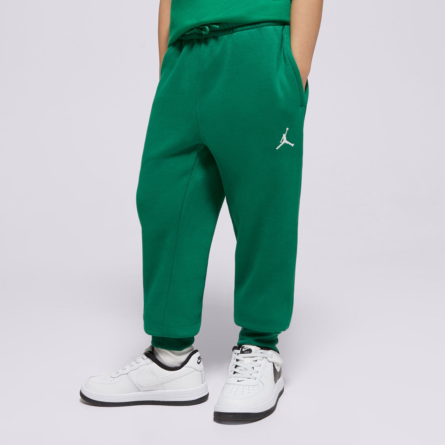dětské kalhoty JORDAN KALHOTY  JDB JDB MJ BROOKLYN FLC ESS PA BOY 9BD234-E1P ZELENÁ