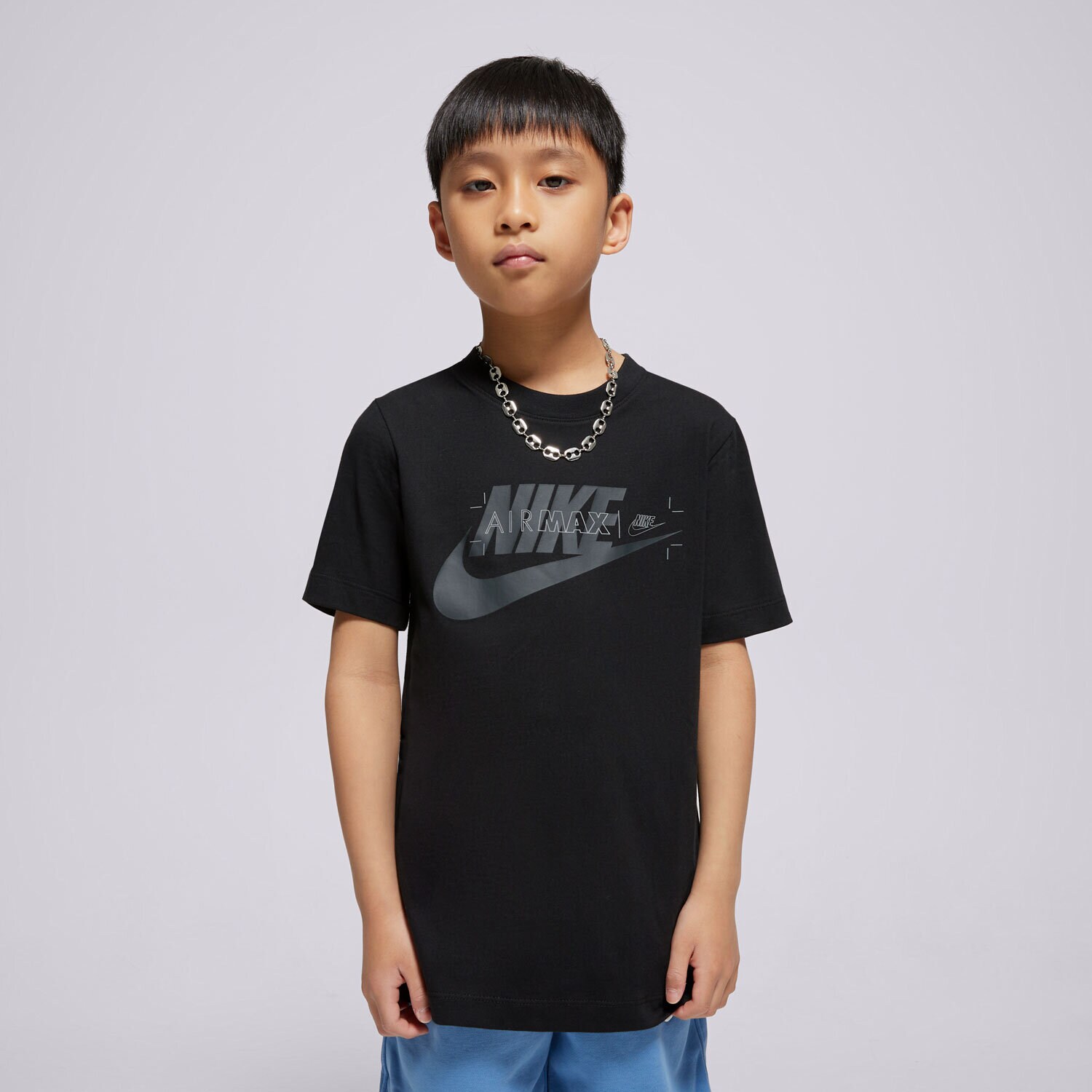 dětské tričko NIKE TRIČKO B NSW AIR MAX TEE B DD9247-010 ČERNÁ