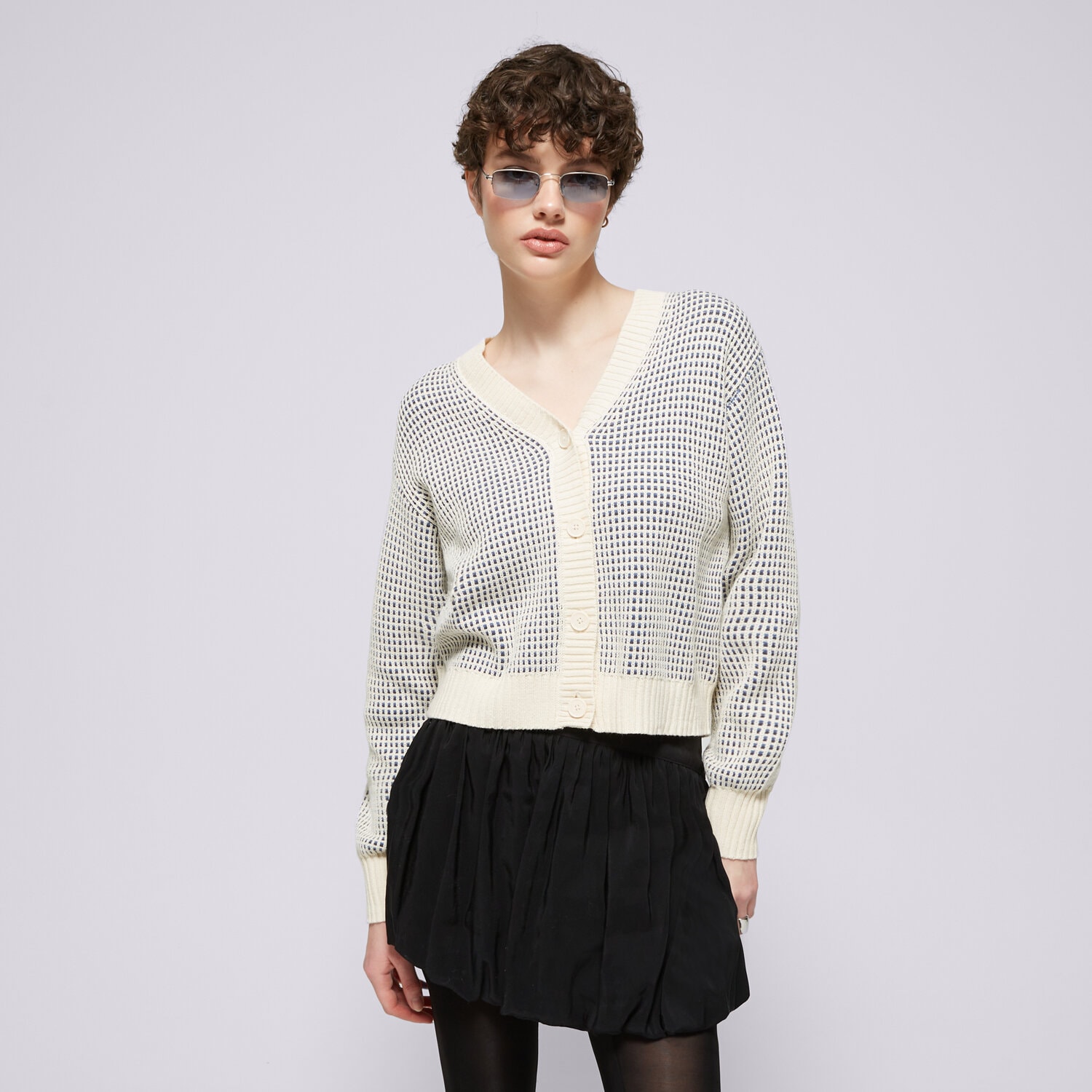 dámská mikina LEVI'S SVETR SNOWFLAKE CARDIGAN A8728-0009 MODRÁ