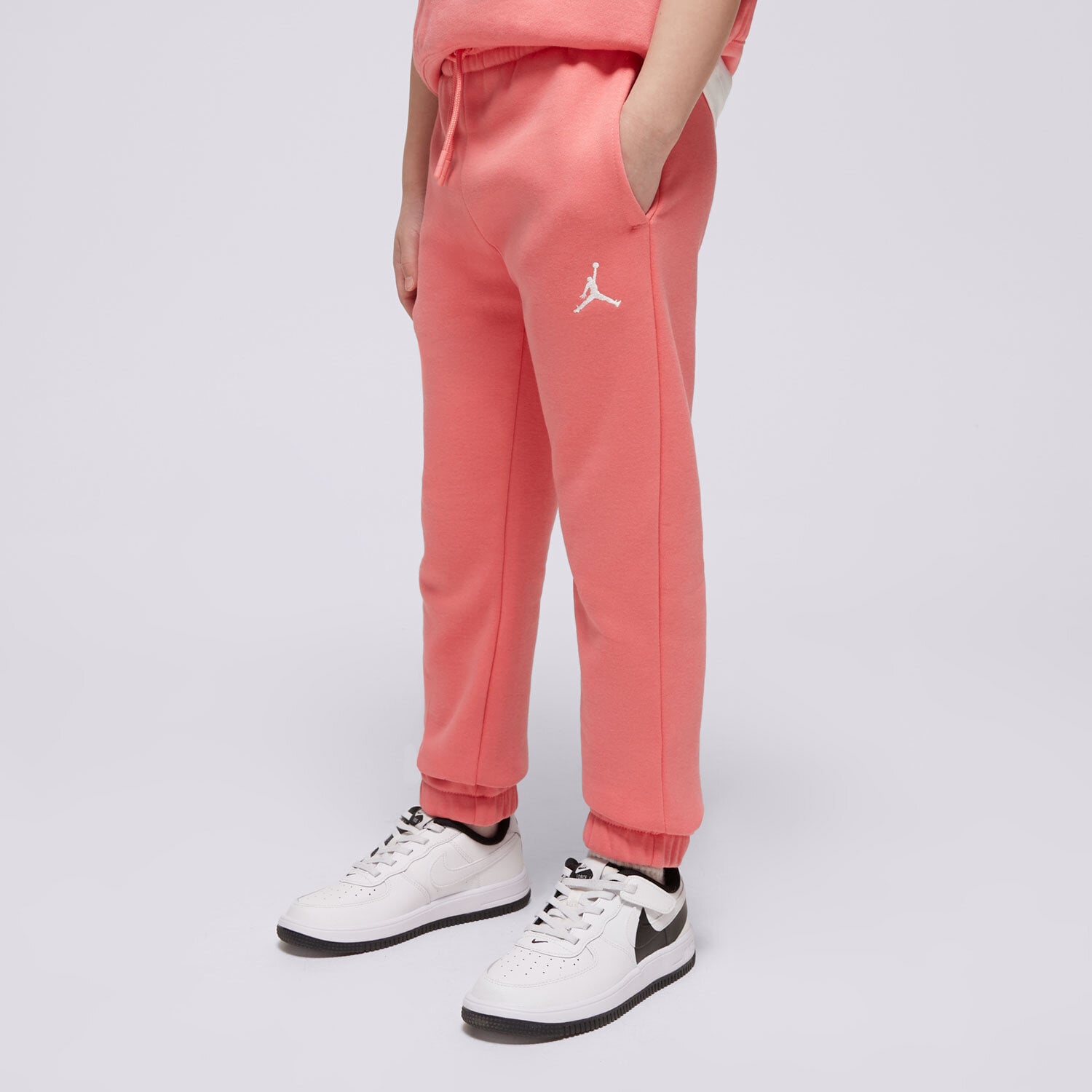 dětské kalhoty JORDAN KALHOTY  JDG BROOKLYN ESSENTIALS PANT GIRL 4BD295-A0Y RŮŽOVÁ