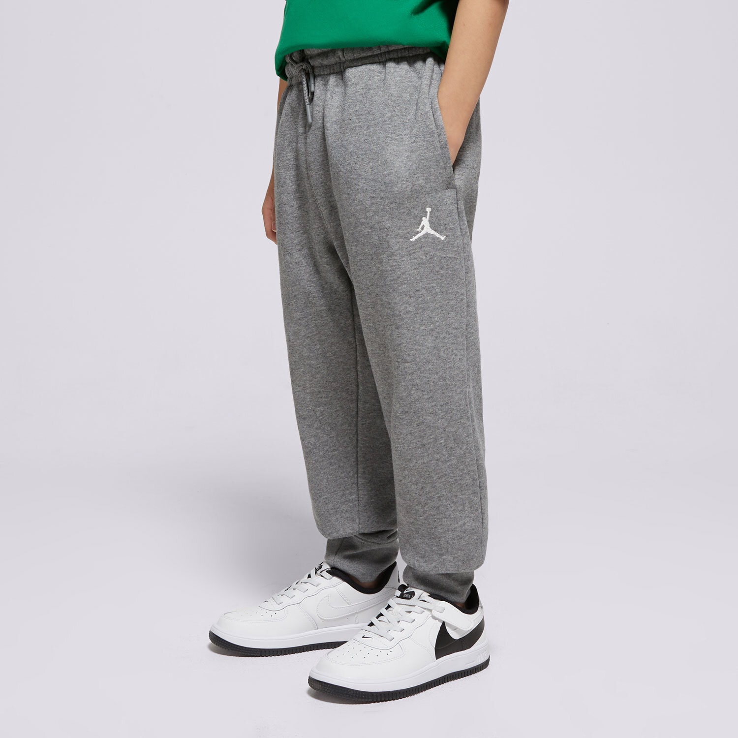 dětské kalhoty JORDAN KALHOTY  MJ BROOKLYN FLC ESS PANT BOY 9BD234-GEH ŠEDÁ