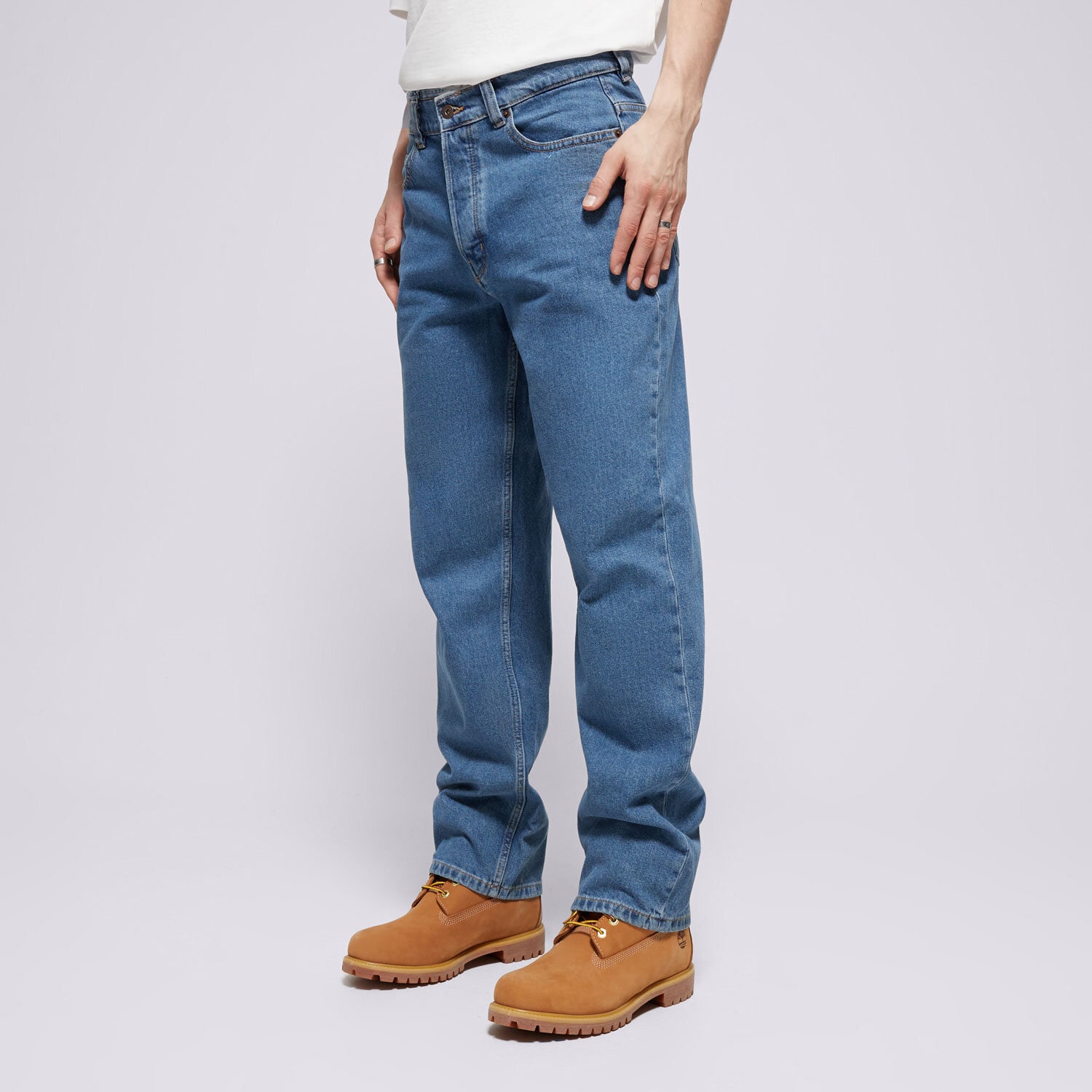 pánské kalhoty DICKIES KALHOTY  THOMASVILLE DENIM PANT DK0A4XYKCLB1 MODRÁ