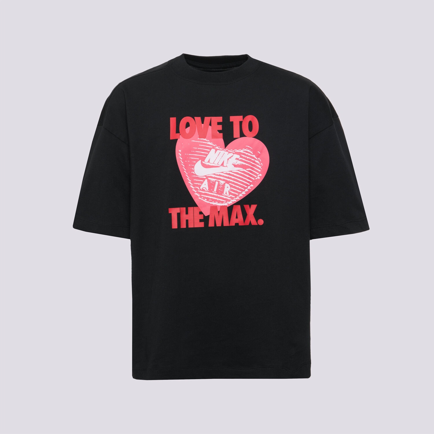 dětské tričko NIKE TRIČKO G NSW TEE HEART GIRL HM6323-010 ČERNÁ