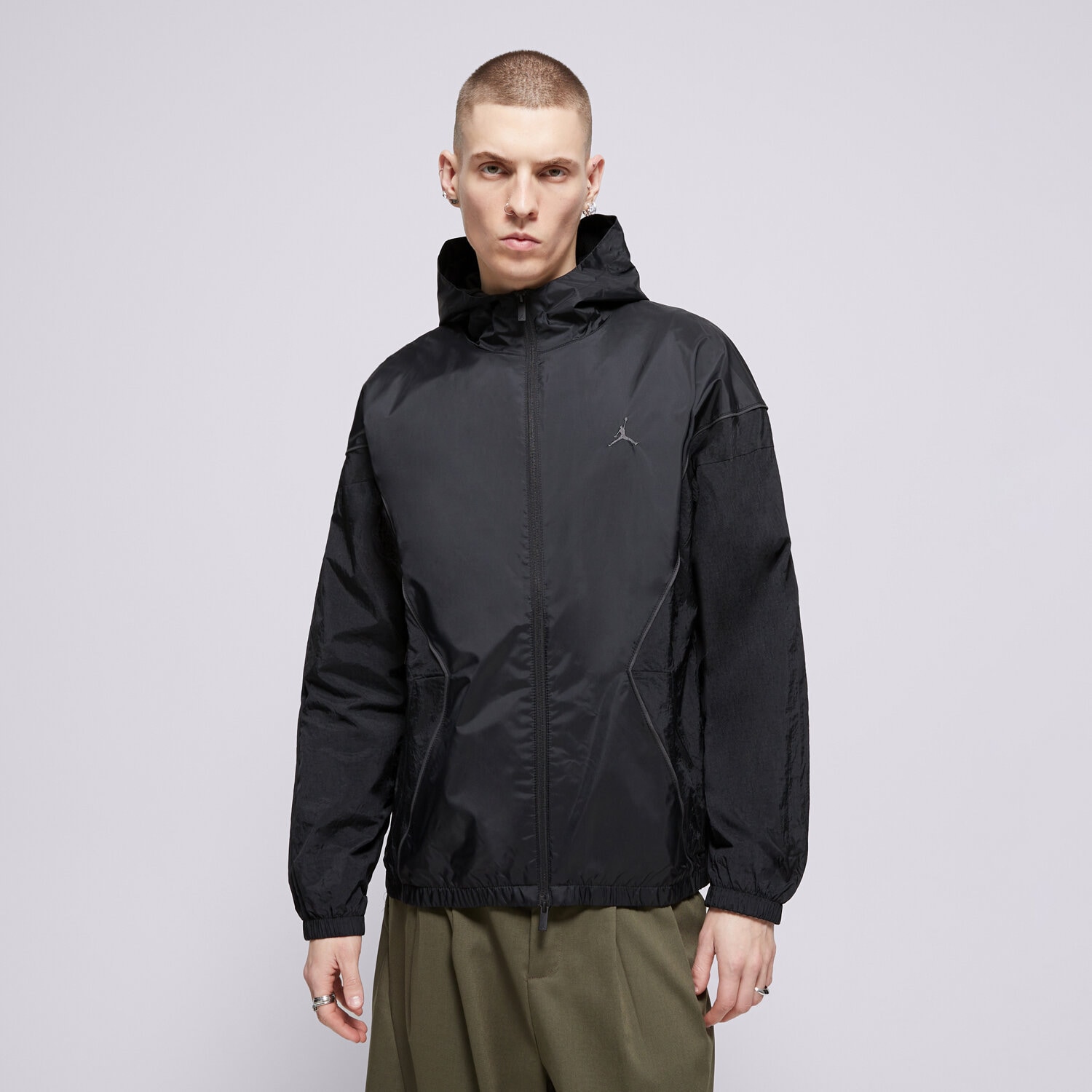 Přechodná bunda pánská (podzimní, jarní) JORDAN BUNDA ORTALION M J DRAFT JKT HF9333-010 ČERNÁ