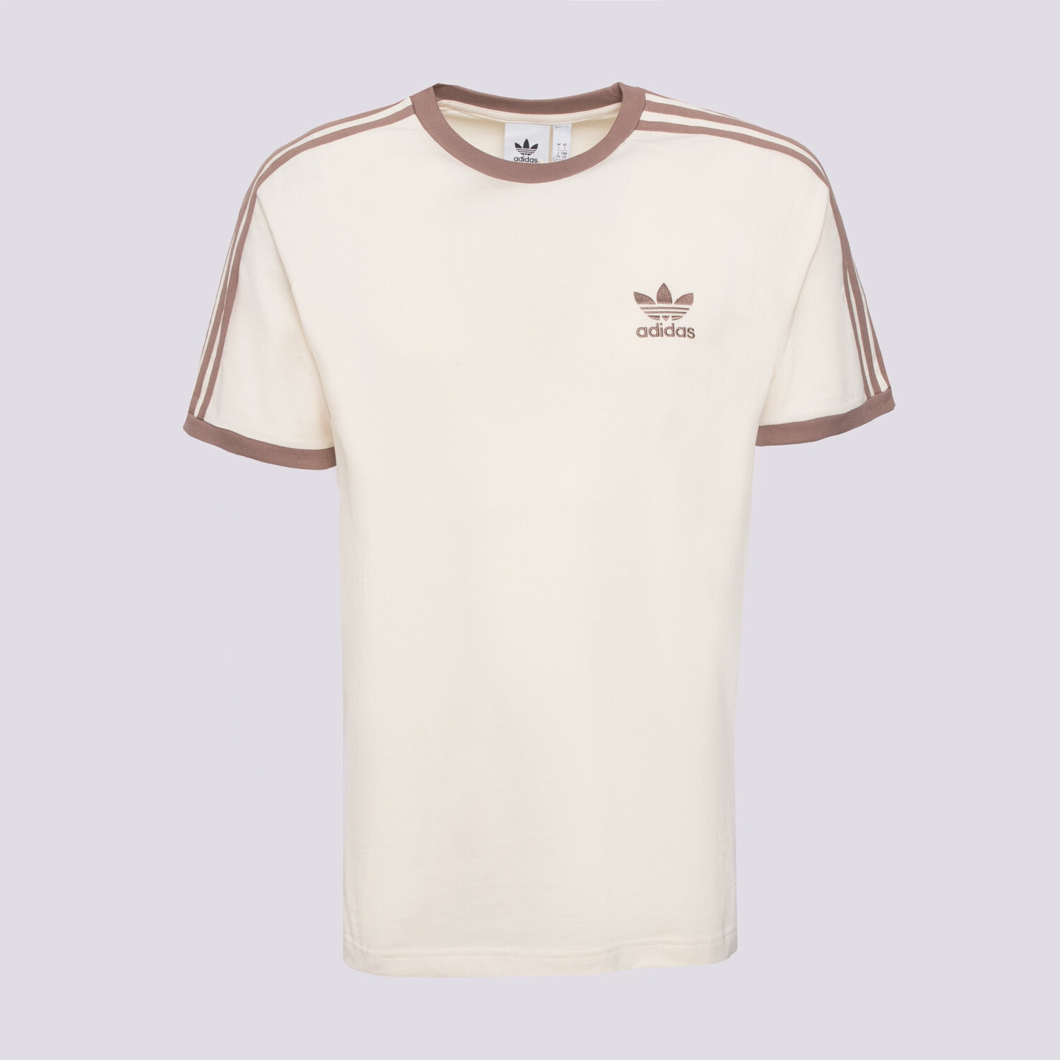 pánské tričko ADIDAS TRIČKO 3-STRIPES TEE JN7020 BÉŽOVÁ