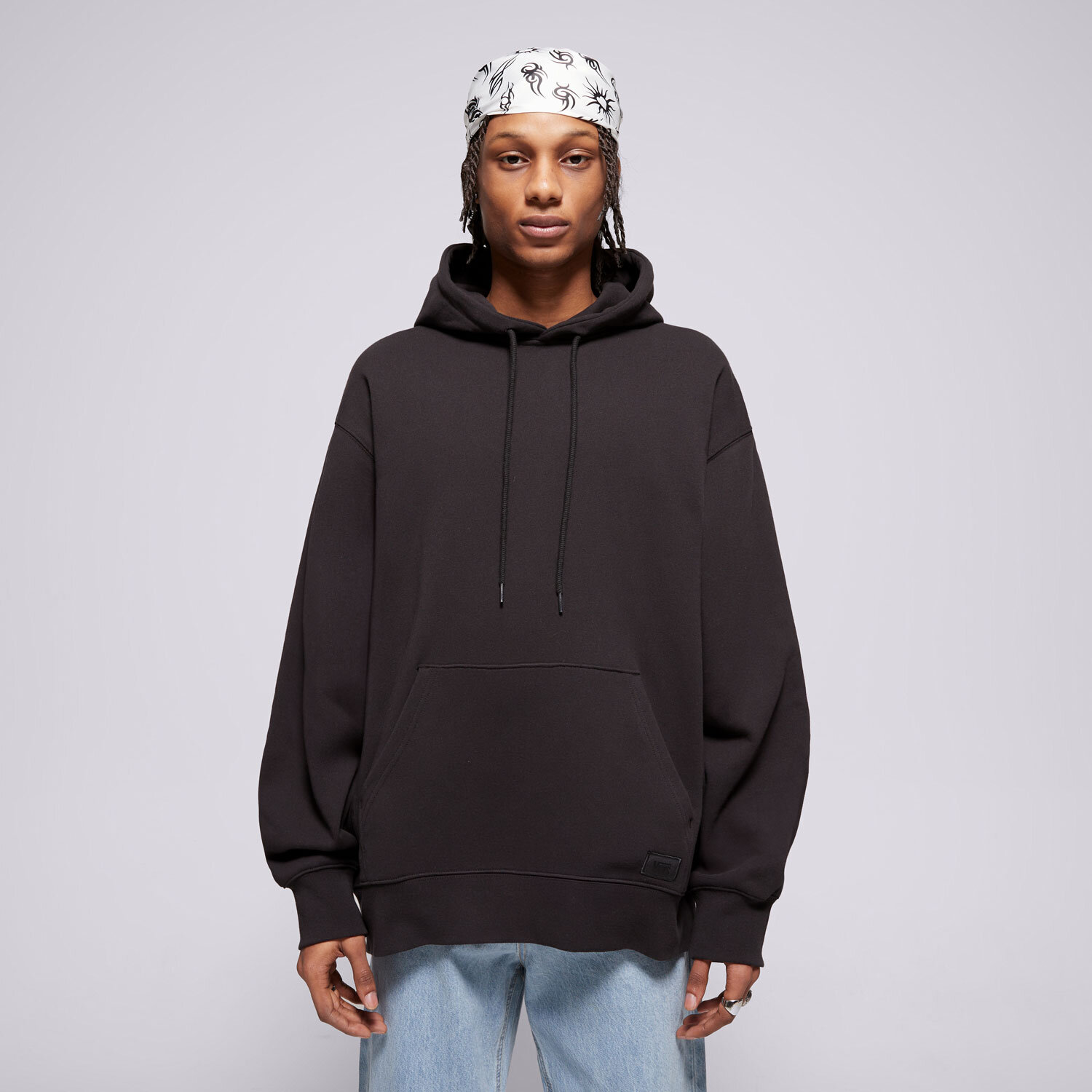 pánská mikina VANS MIKINA S KAPUCÍ PREMIUM PULLOVER VN000P5CBLK ČERNÁ