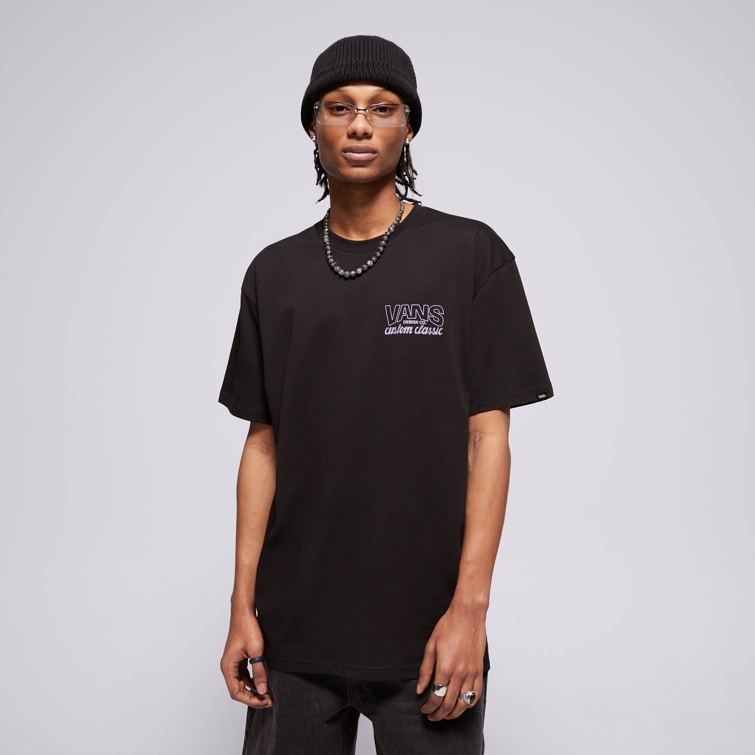 pánské tričko VANS TRIČKO SHOP FRONT SS VN000M60BLK ČERNÁ