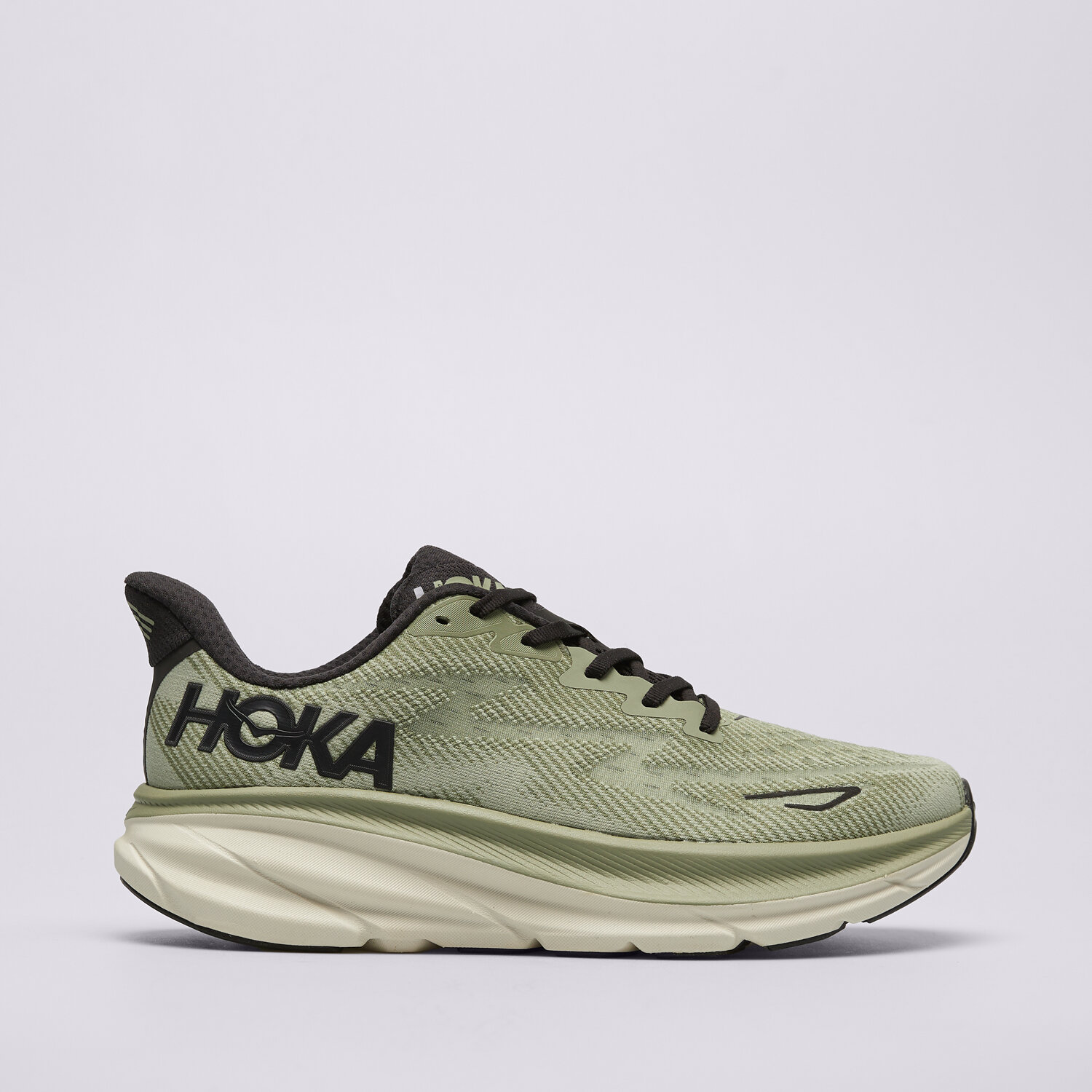 pánské běžecké boty HOKA CLIFTON 9 1127895SSFR ZELENÁ