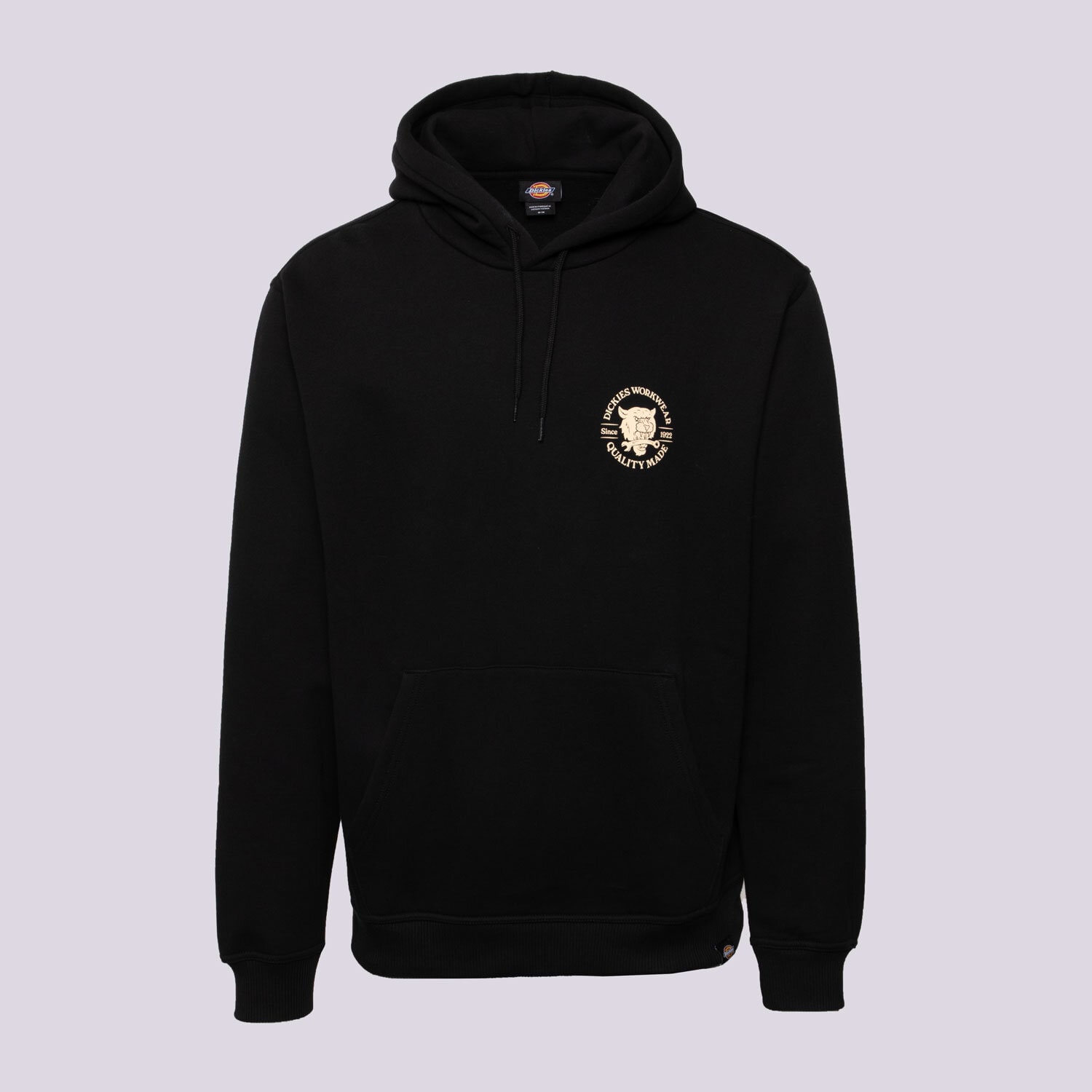 pánská mikina DICKIES MIKINA S KAPUCÍ WRENCH HOODIE DK0A8681BLK1 ŠEDÁ