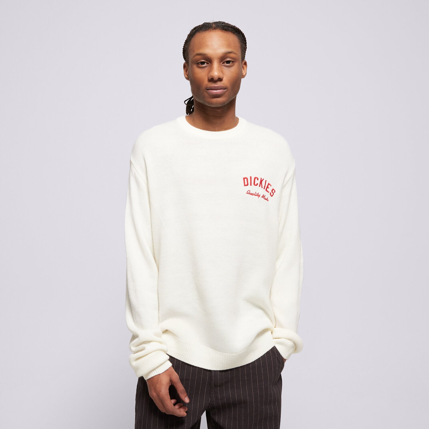 DICKIES SVETR WW UNIFORM SWEATER DK0A4Z7BC481 BÉŽOVÁ