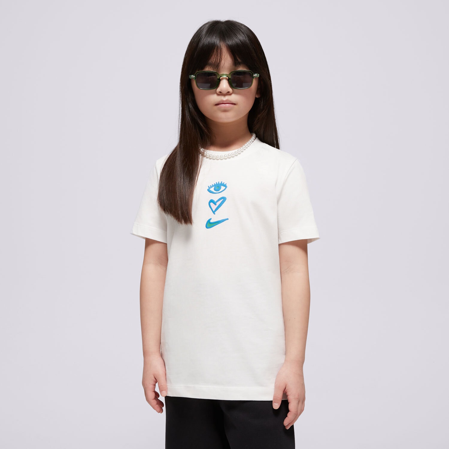 dětské tričko NIKE TRIČKO K NSW TEE BE MINE BOY HM5859-100 BÍLÁ