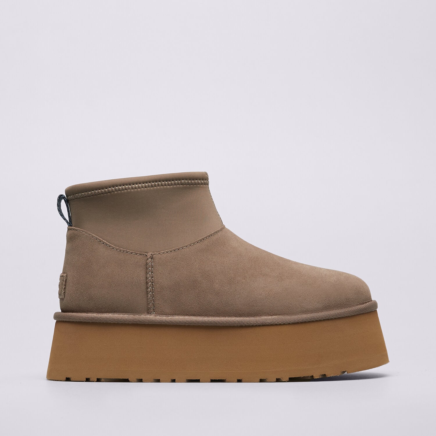 dámské boty casual UGG W CLASSIC MINI DIPPER 1168170-SKP HNĚDÁ
