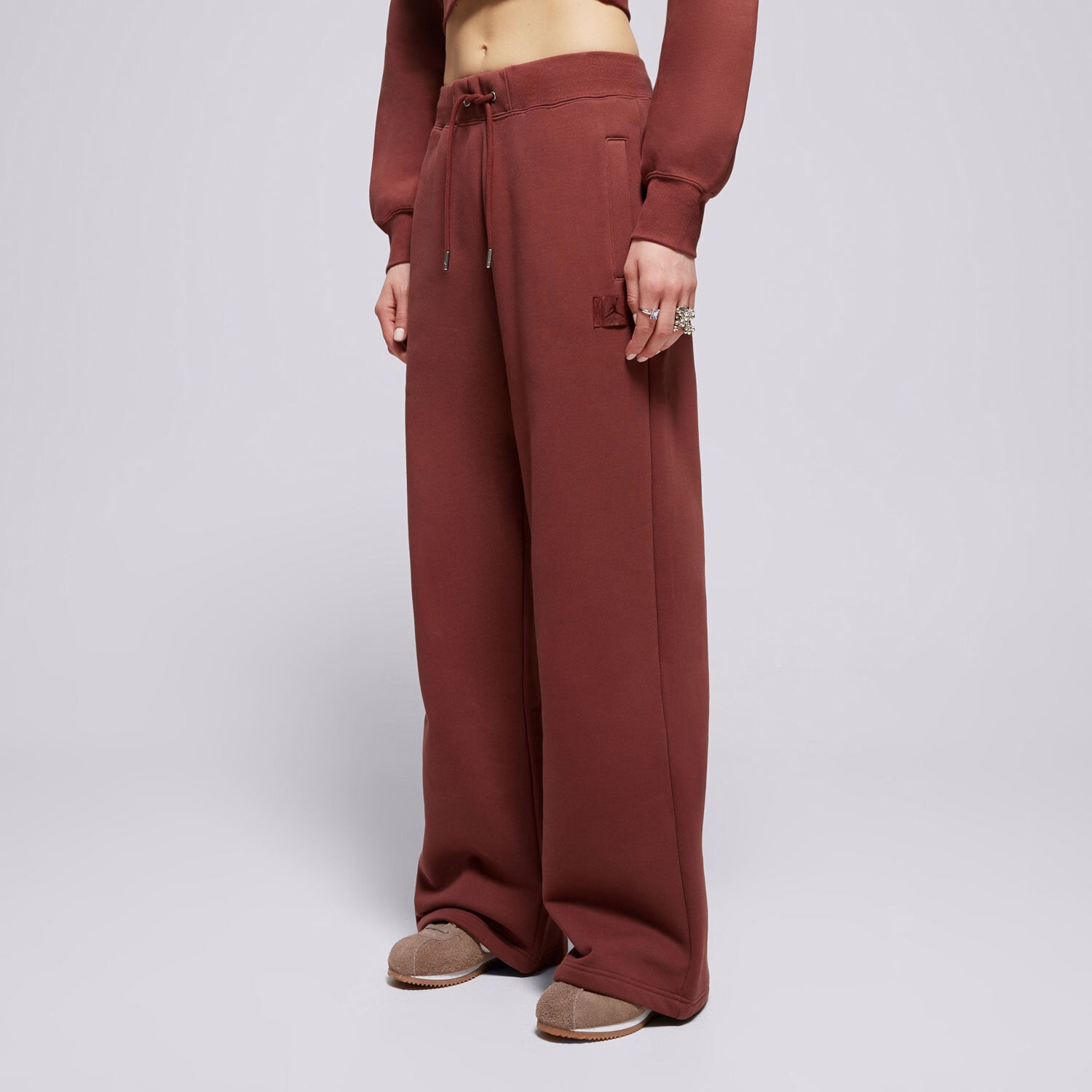 dámské kalhoty JORDAN KALHOTY  FLT FLC NOV PNT 24 FV7155-231 HNĚDÁ