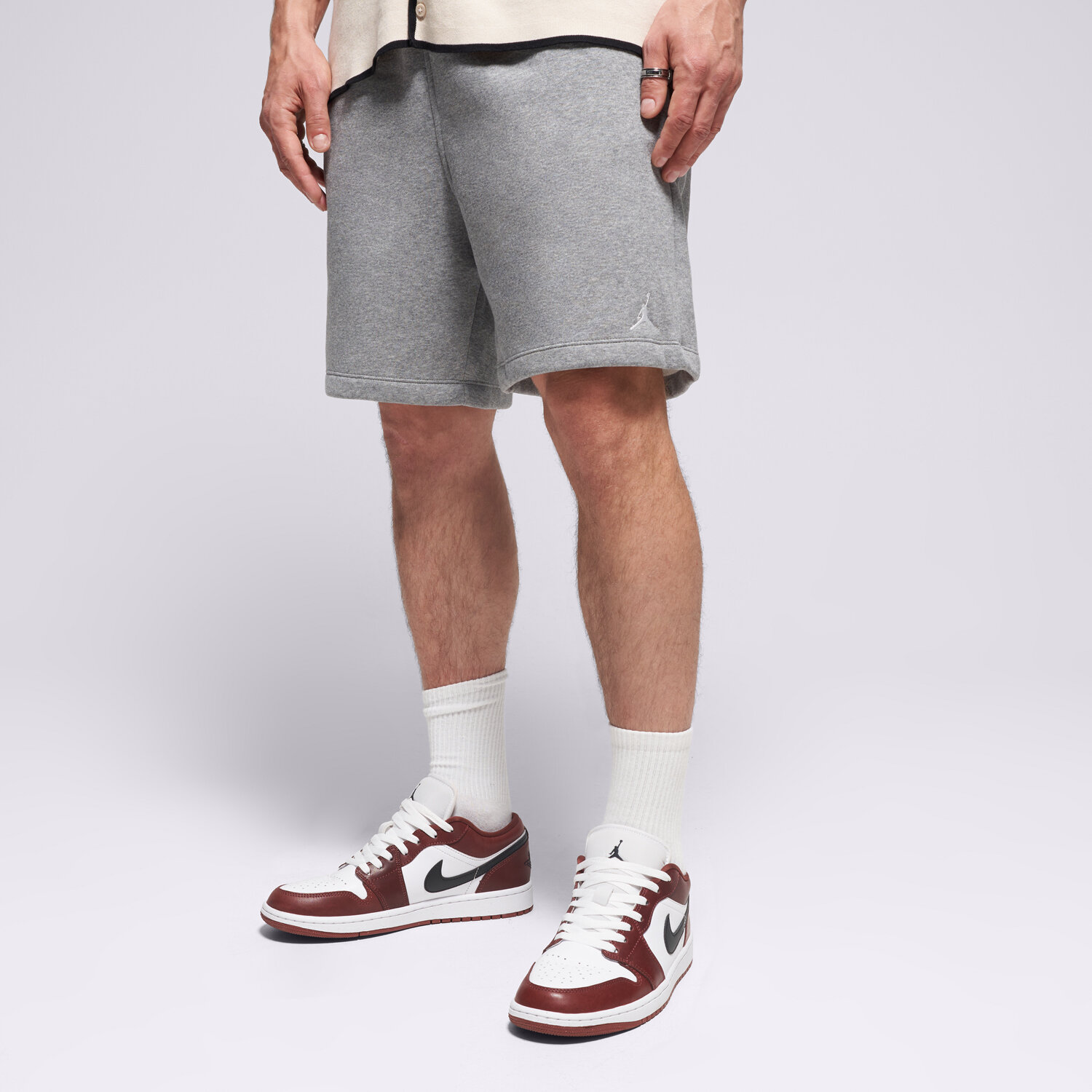 pánské kraťasy JORDAN ŠORTKY  BROOKLYN FV7285-091 ŠEDÁ