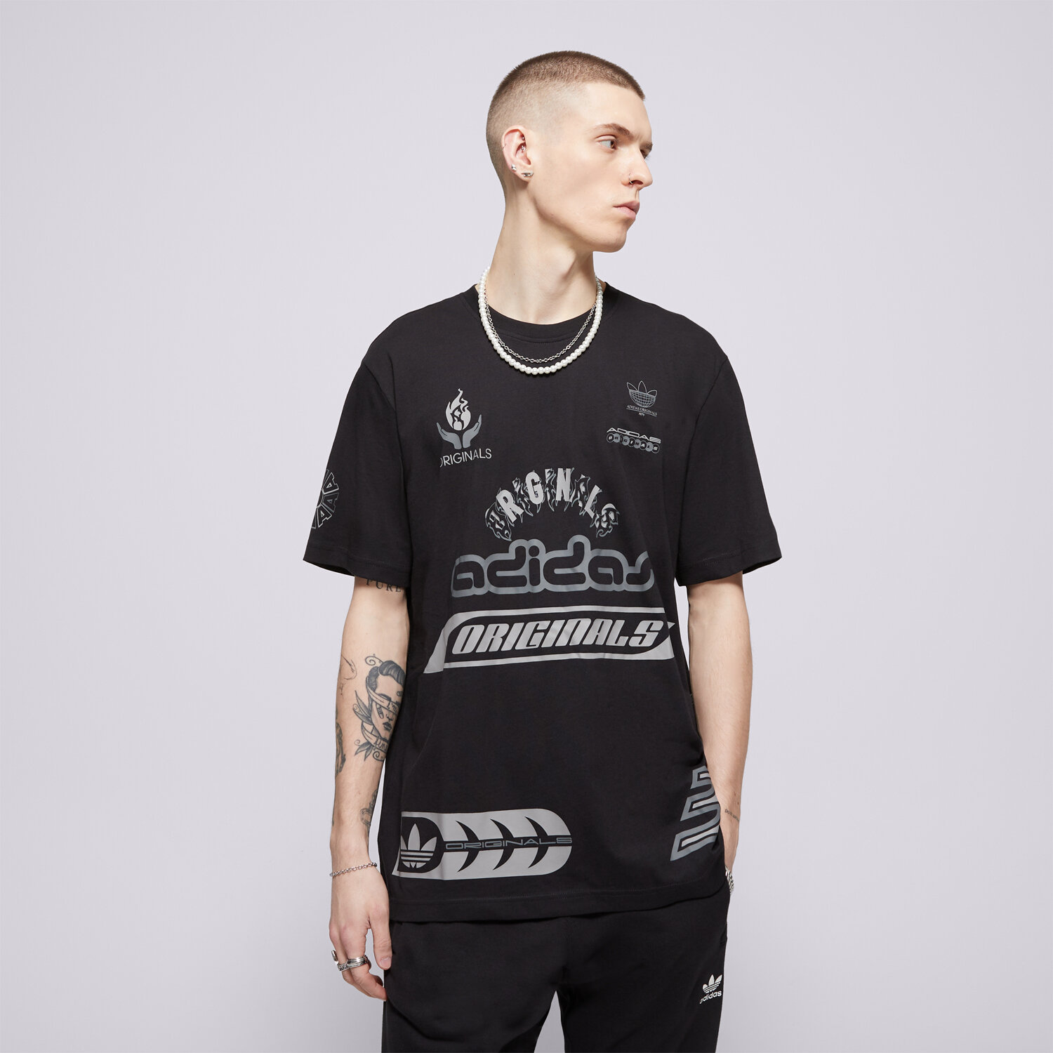 pánské tričko ADIDAS TRIČKO Q12 TS SPONSOR JP2676 ČERNÁ