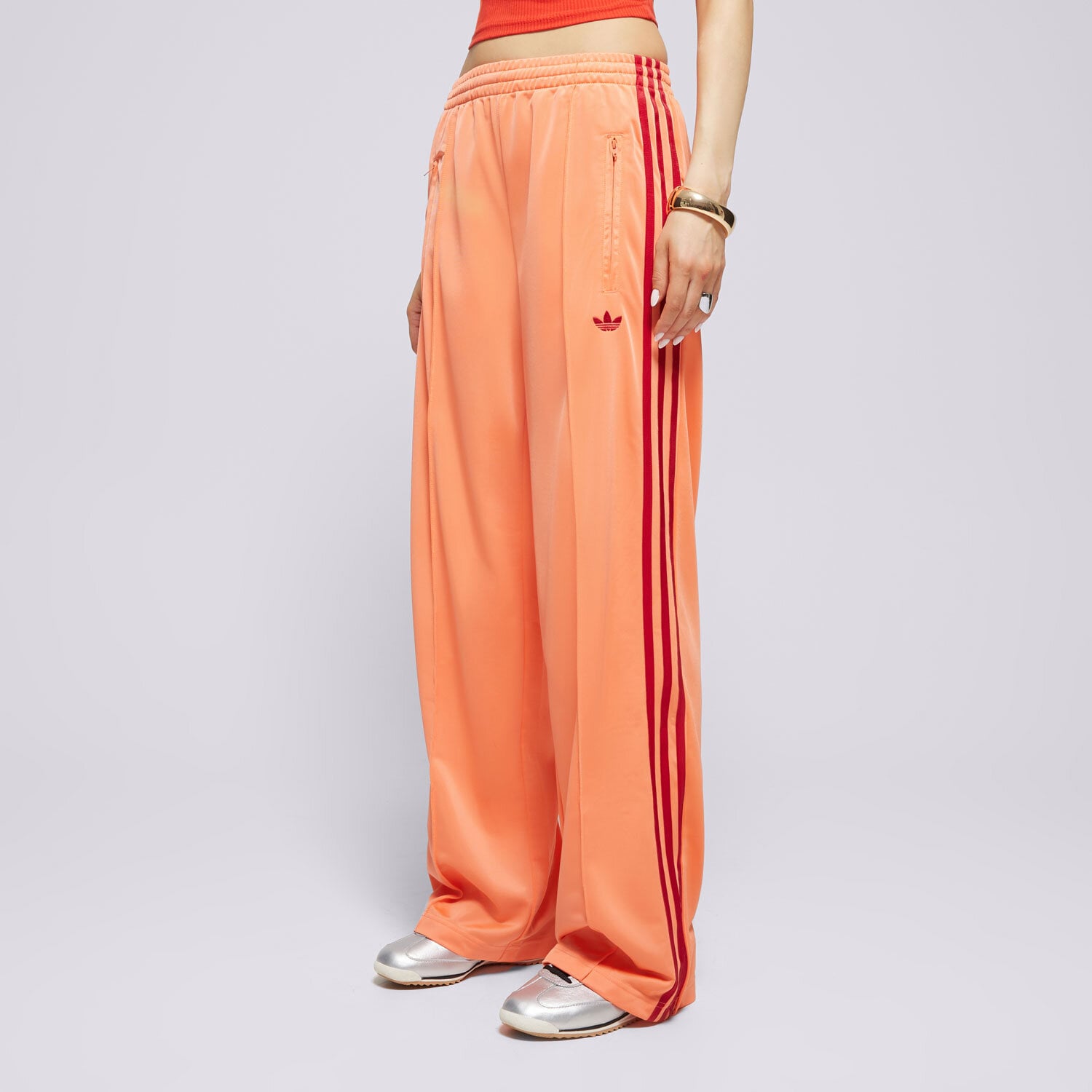 dámské kalhoty ADIDAS KALHOTY  FBIRD LOOSE TP JP2309 RŮŽOVÁ