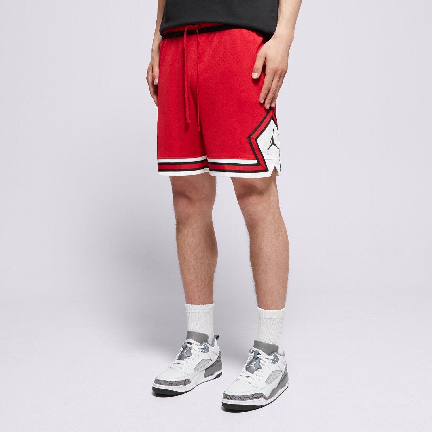pánské kraťasy JORDAN ŠORTKY  DIAMOND  HF9910-687 ČERVENÁ
