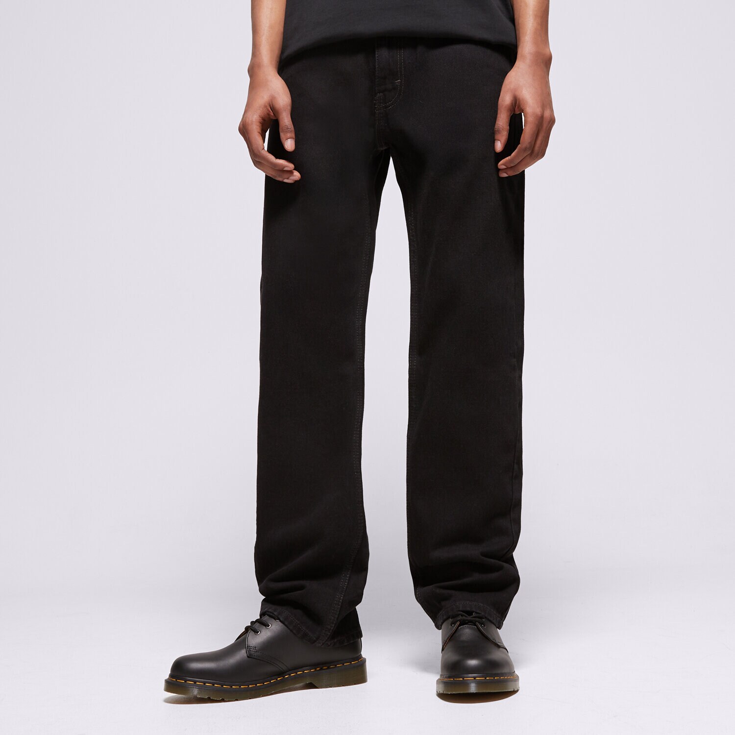 pánské kalhoty LEVI'S KALHOTY  505® REGULAR 00505-0260 ČERNÁ