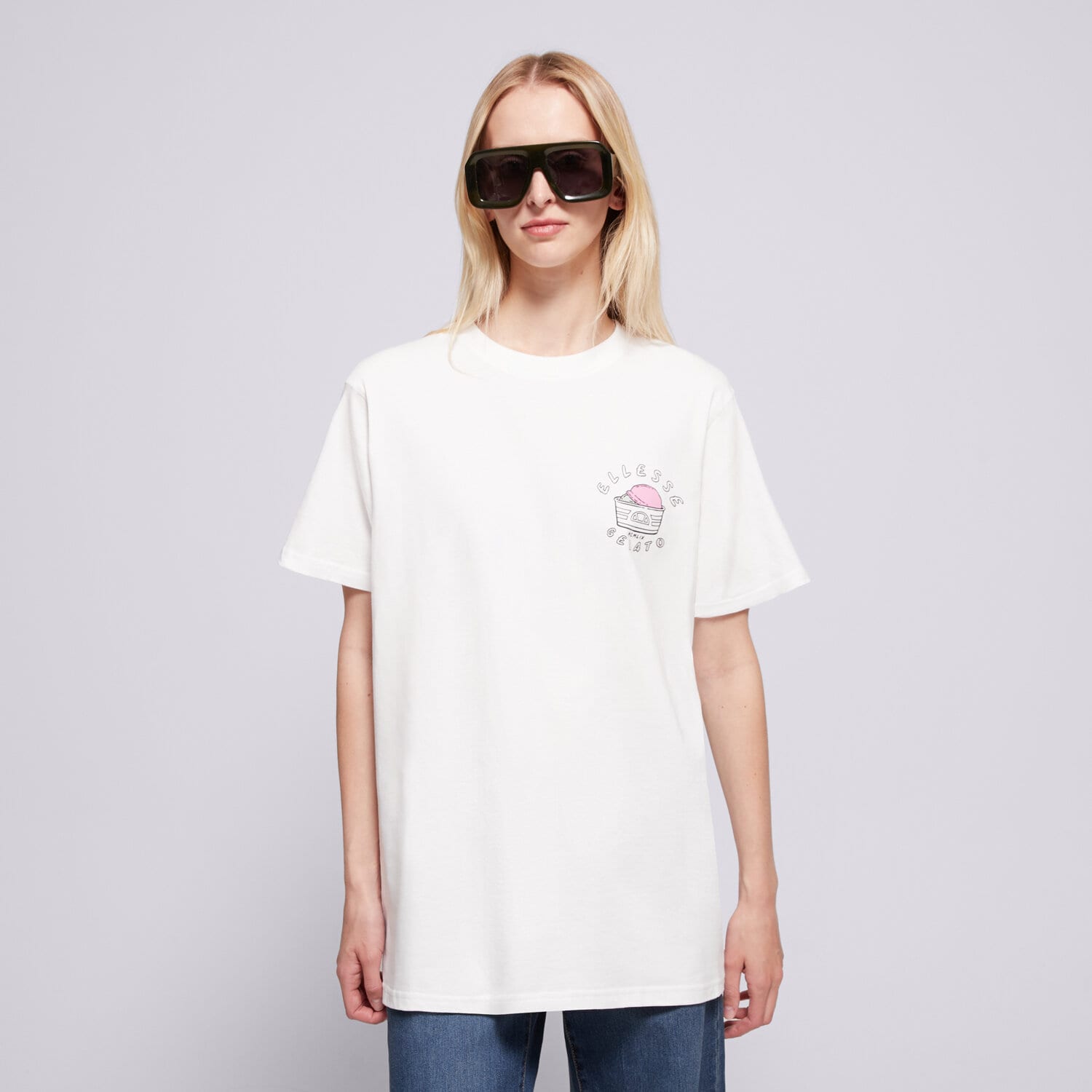 dámské tričko ELLESSE TRIČKO LA STREGA TEE WHT SGZ21999908 BÍLÁ
