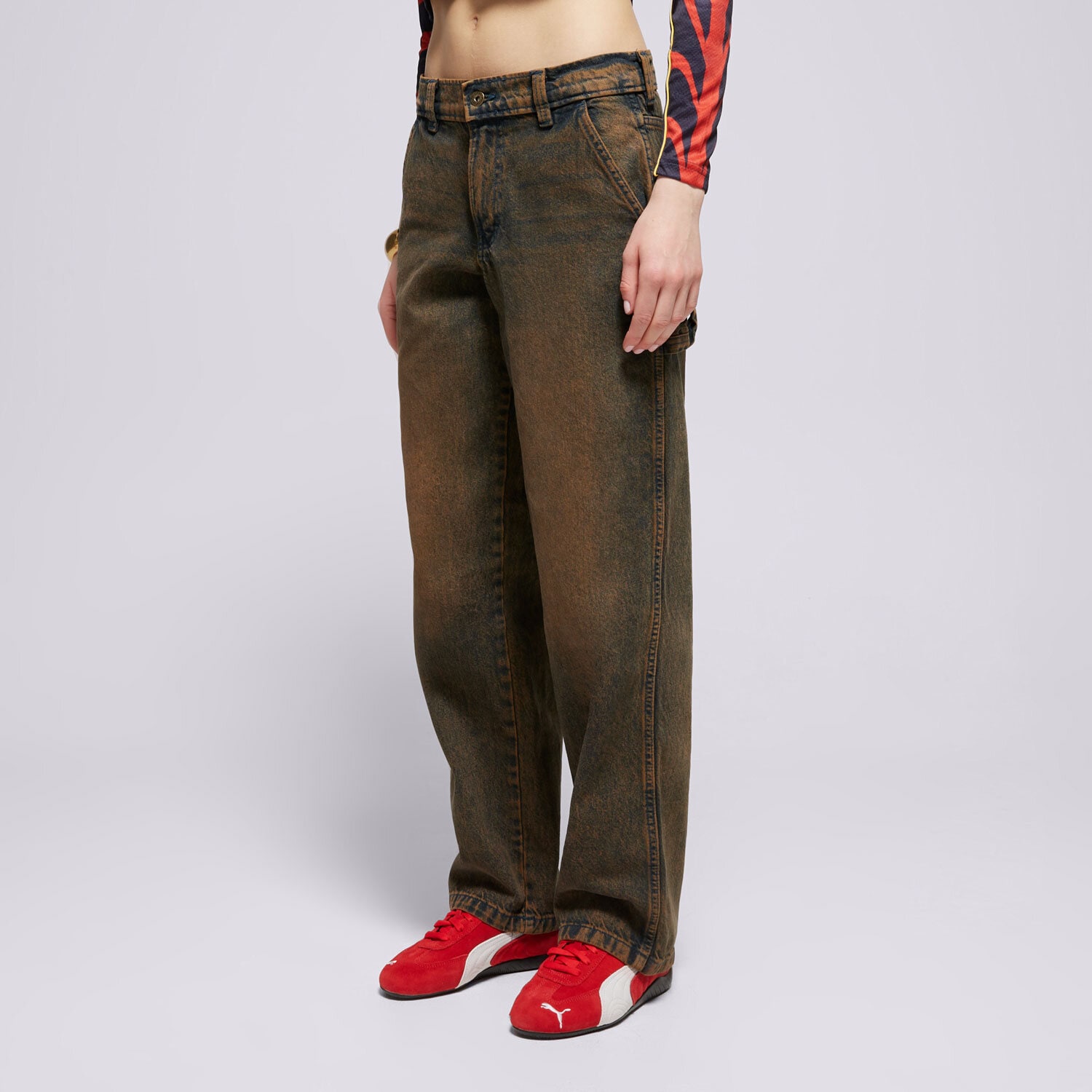 dámské kalhoty DICKIES KALHOTY  STEVENSVILLE CARPENTER W DK0A863SK591 MODRÁ