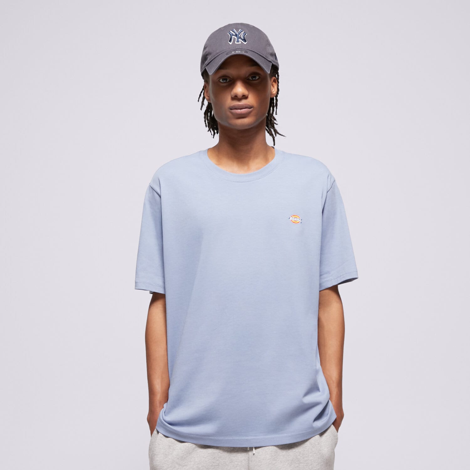 pánské tričko DICKIES TRIČKO SS MAPLETON TEE DK0A4XDBK371 MODRÁ