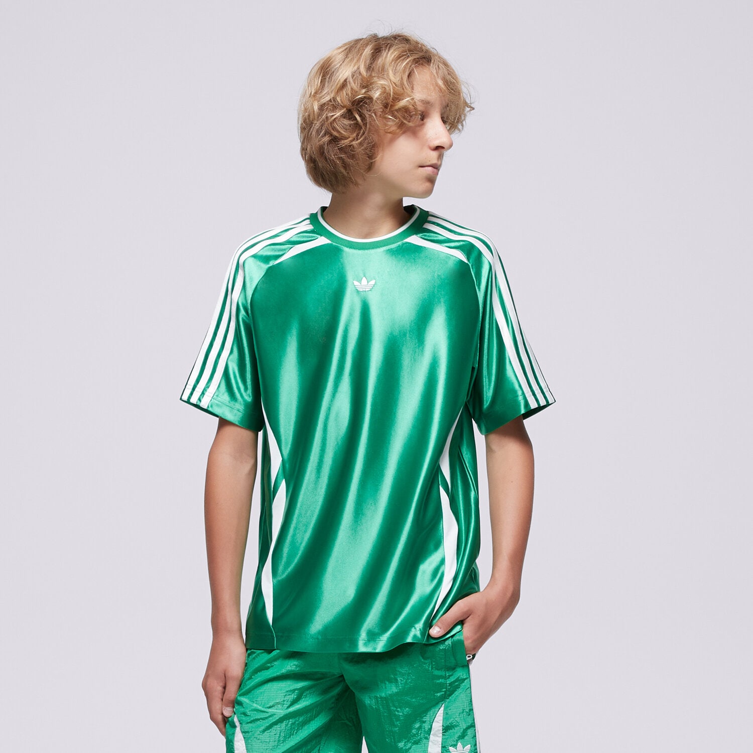 dětské tričko ADIDAS TRIČKO TEE BOYS JC9124 ZELENÁ