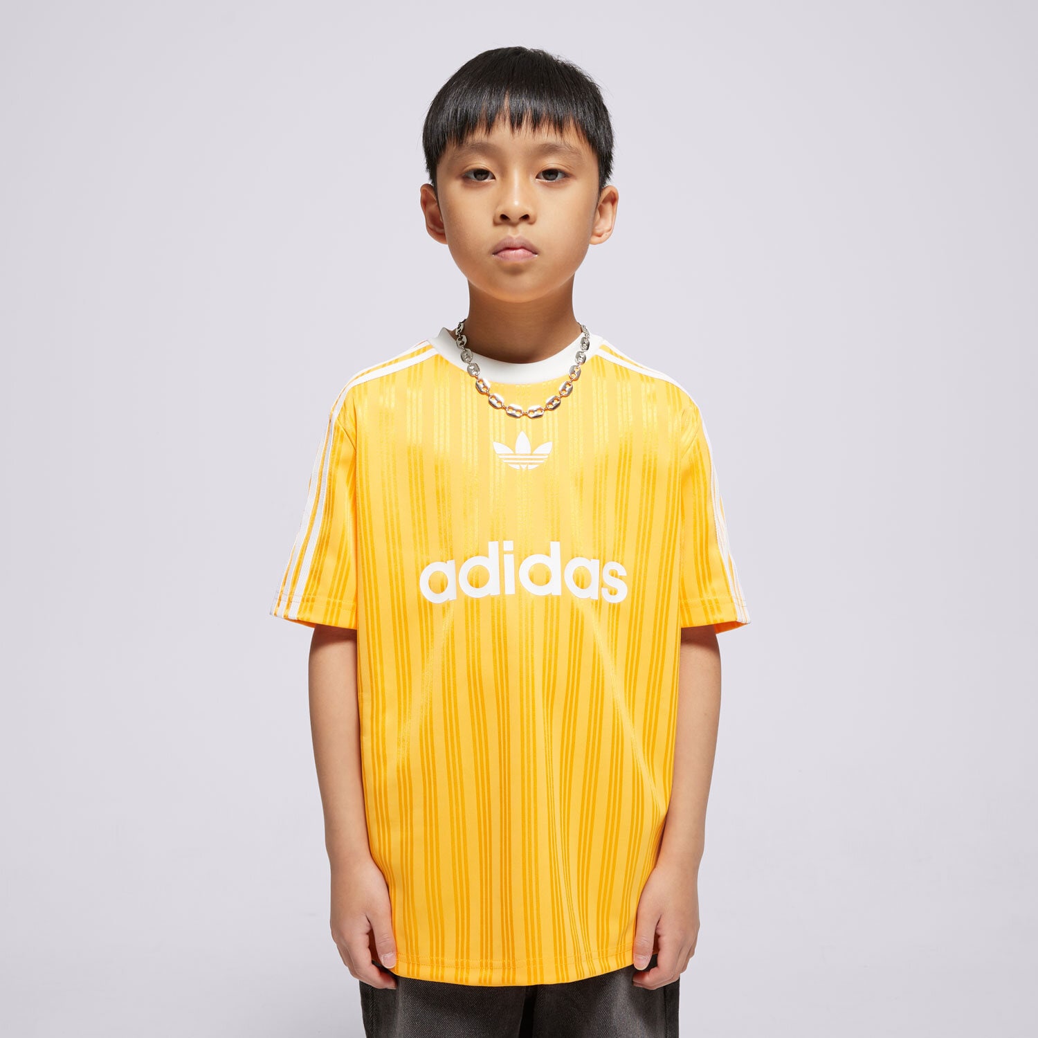 dětské tričko ADIDAS TRIČKO TEE BOYS JC7283 ORANŽOVÁ