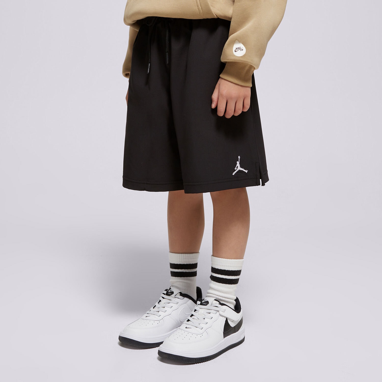 JORDAN ŠORTKY  MJ JUMPMAN WOVEN PLAY SHORT BOY 95D817-023 ČERNÁ
